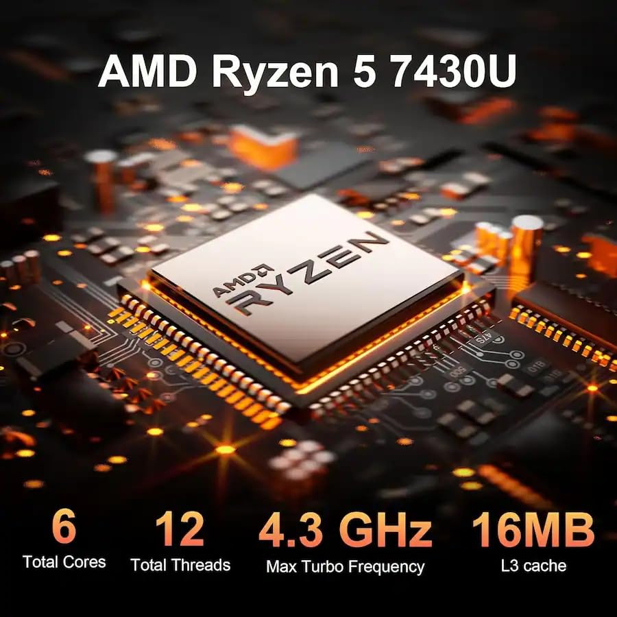 Laptop HP 17.3 pulgadas Ryzen 5 20GB RAM 512GB SSD FHD miniatura 2