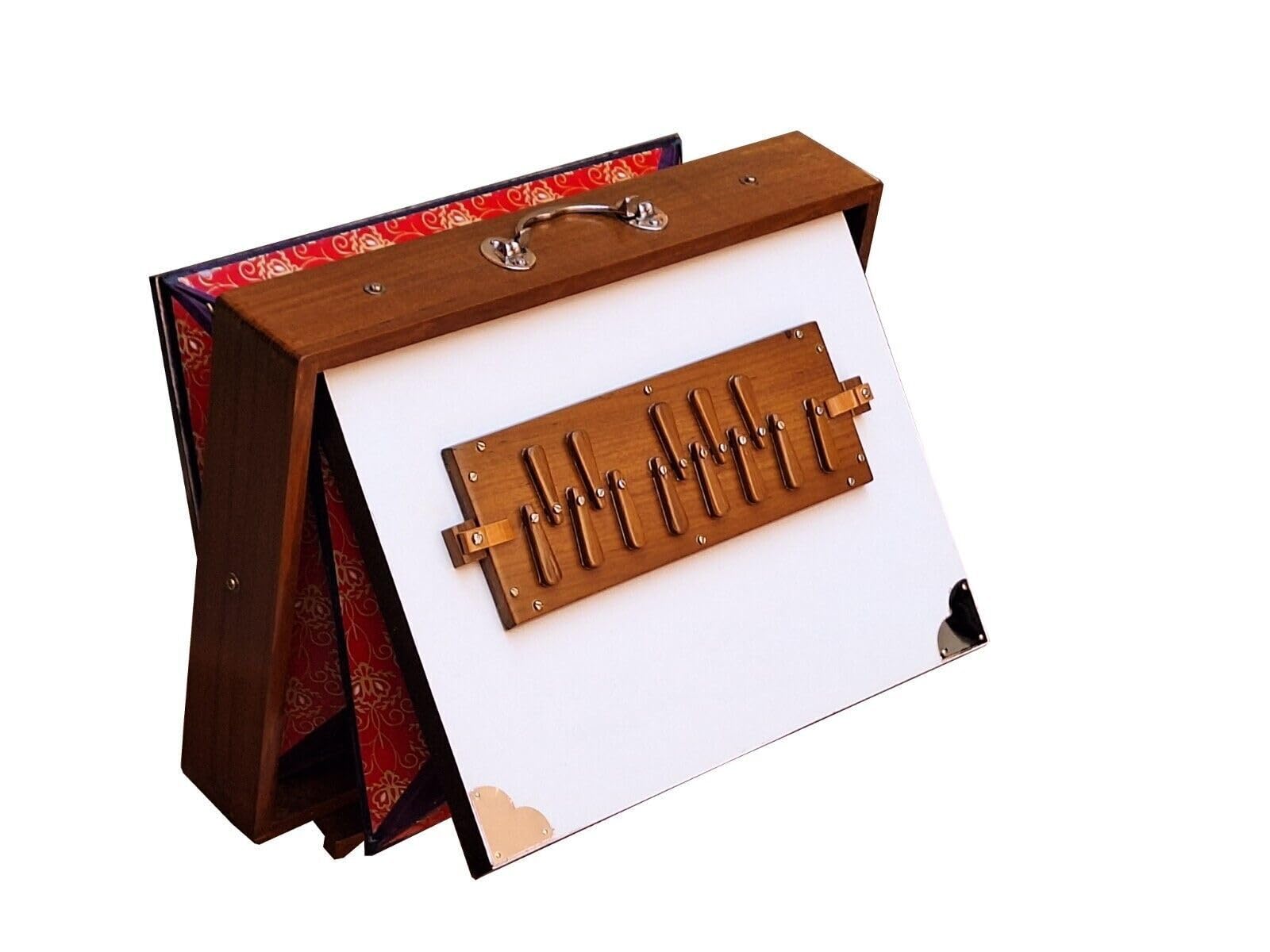 SHRUTI BOX~BIG SIZE (16" X 12" X 3")~13 NOTES)~440Hz~MANTRA~CHANT~YOGA~WITH BAG-1