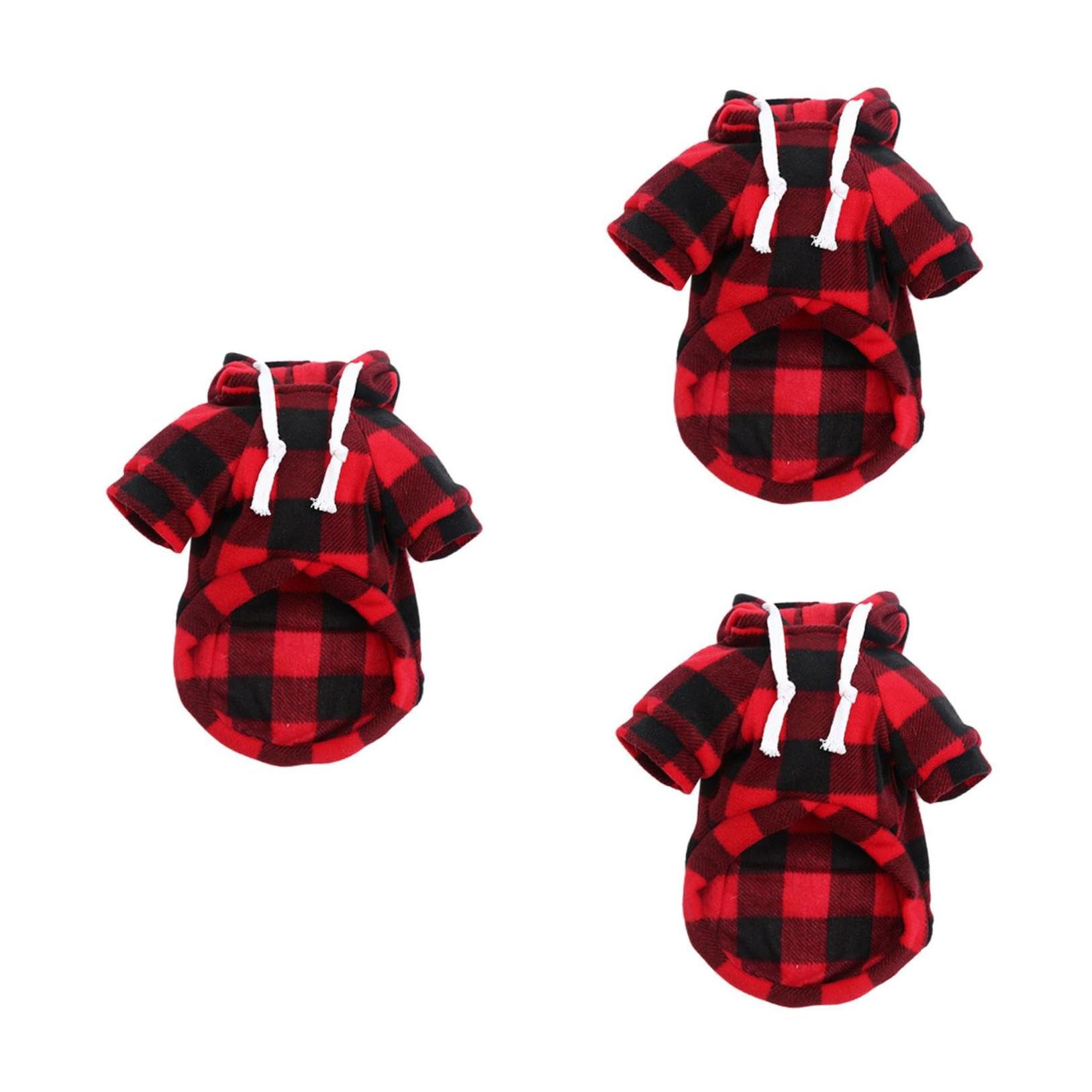 Pull de Noël pour chien YARNOW chaud et confortable avec poche intégrée, lot de 3
