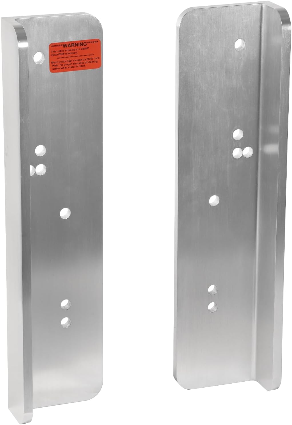 5 Inch Static Jack Plate Vertical Extension for CMC, 50012 Aluminum Outboard Motor Mount Plates to Raise Motor Height, Fits Up to V6 Engines