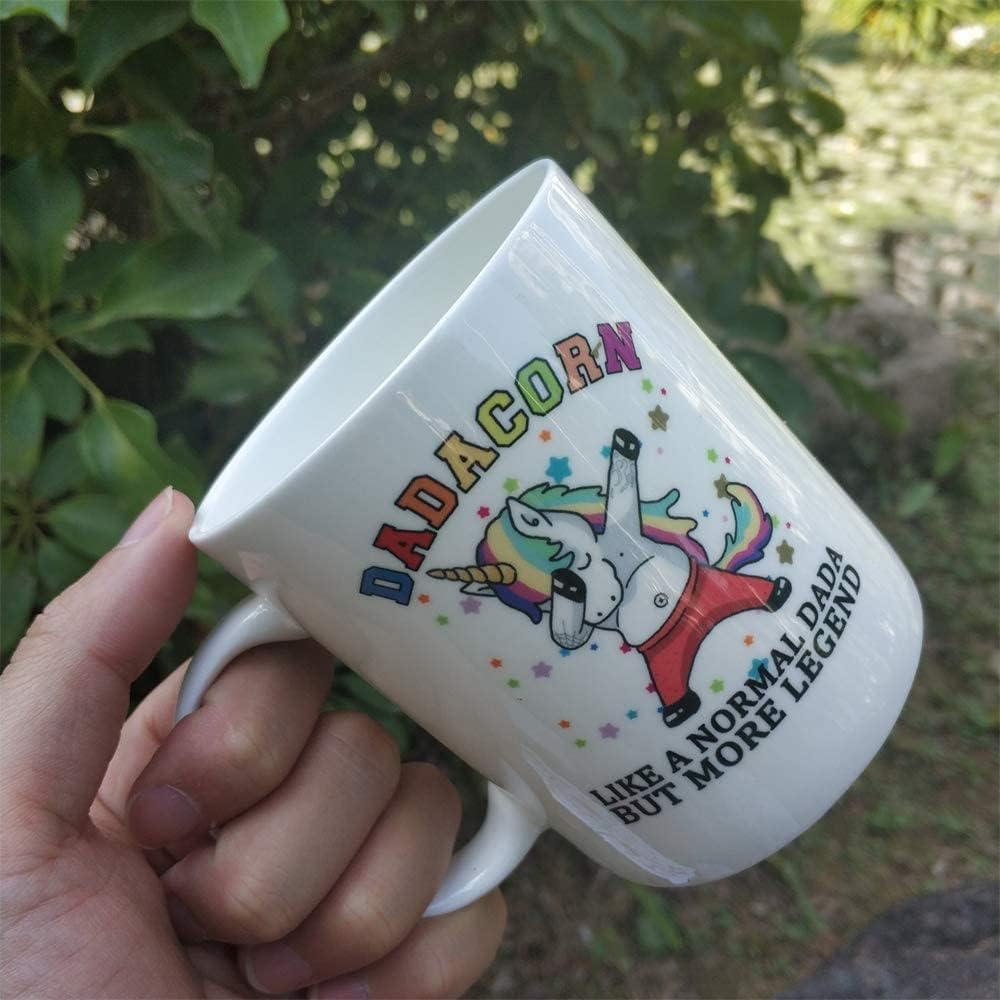 Exclusive Discount 🔥 Funny Unicorn Coffee Mug with Quote For Dad - Dadacorn Like A Normal Dada, But More Legend- Birthday Father's Day, Valentine's Day For Daddy From Son Daughter- White Fine Bone 11 oz Tech Deals 🔥 Funny Unicorn Coffee Mug with Quote For Dad - Dadacorn Like A Normal Dada, But More Legend- Birthday Father's Day, Valentine's Day For Daddy From Son Daughter- White Fine Bone 11 oz