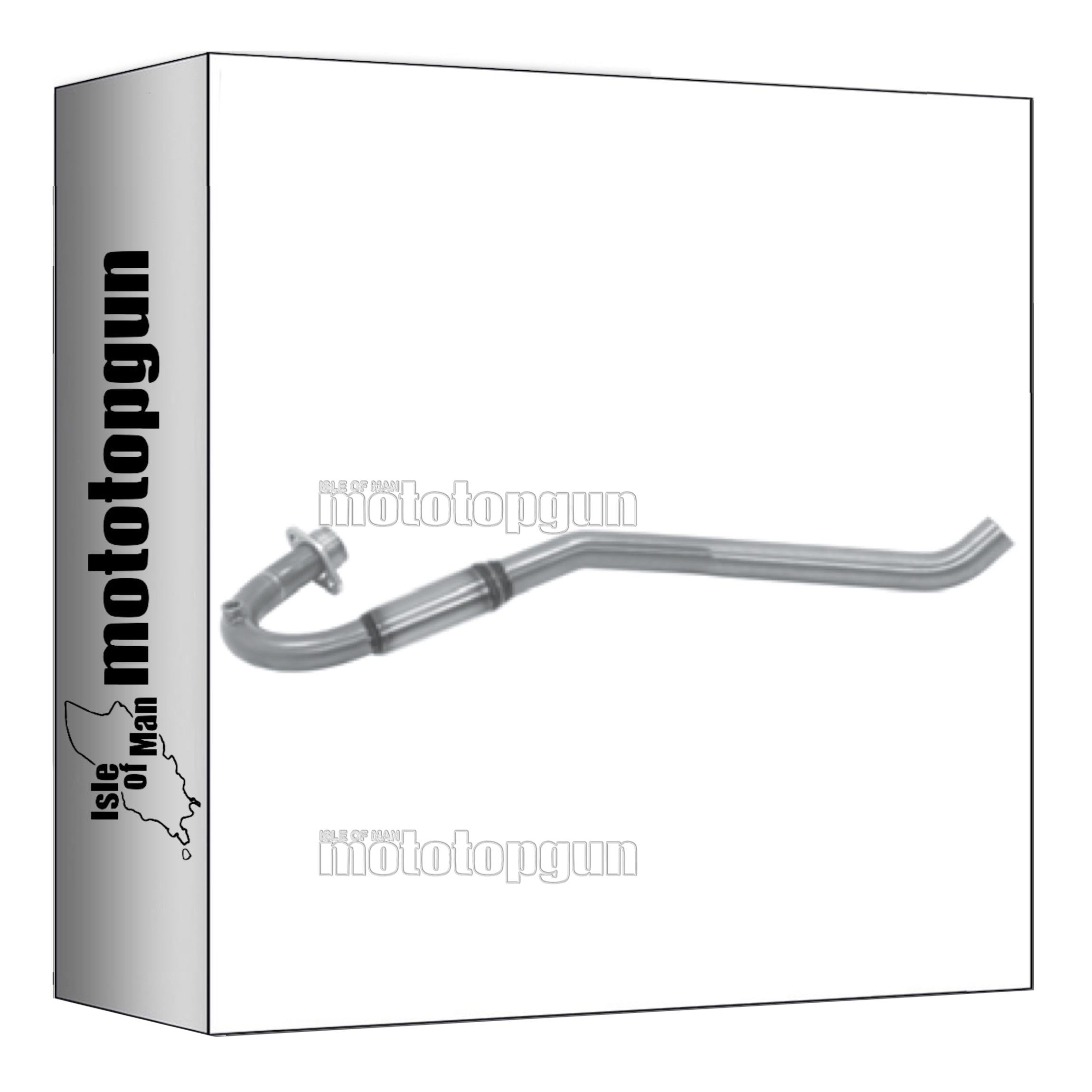 colector open arrow de acero compatible con aprilia rx - sx 4t 125 2018 2019 2020 mototopgun 52001pd