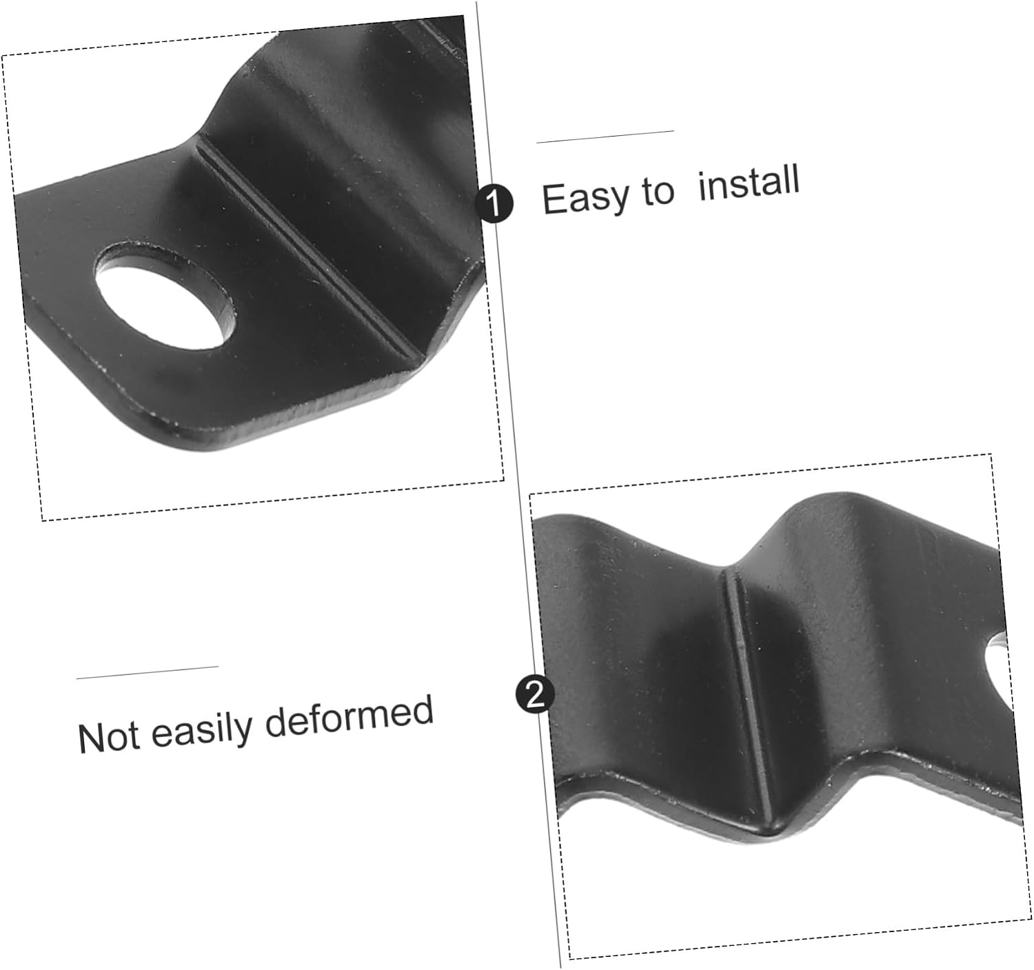 Alipis Motorcycle Led Turn Signal Bracket Removable Mount for Fork Aesthetic Handlebar Holder Iron Construction Easy Installation