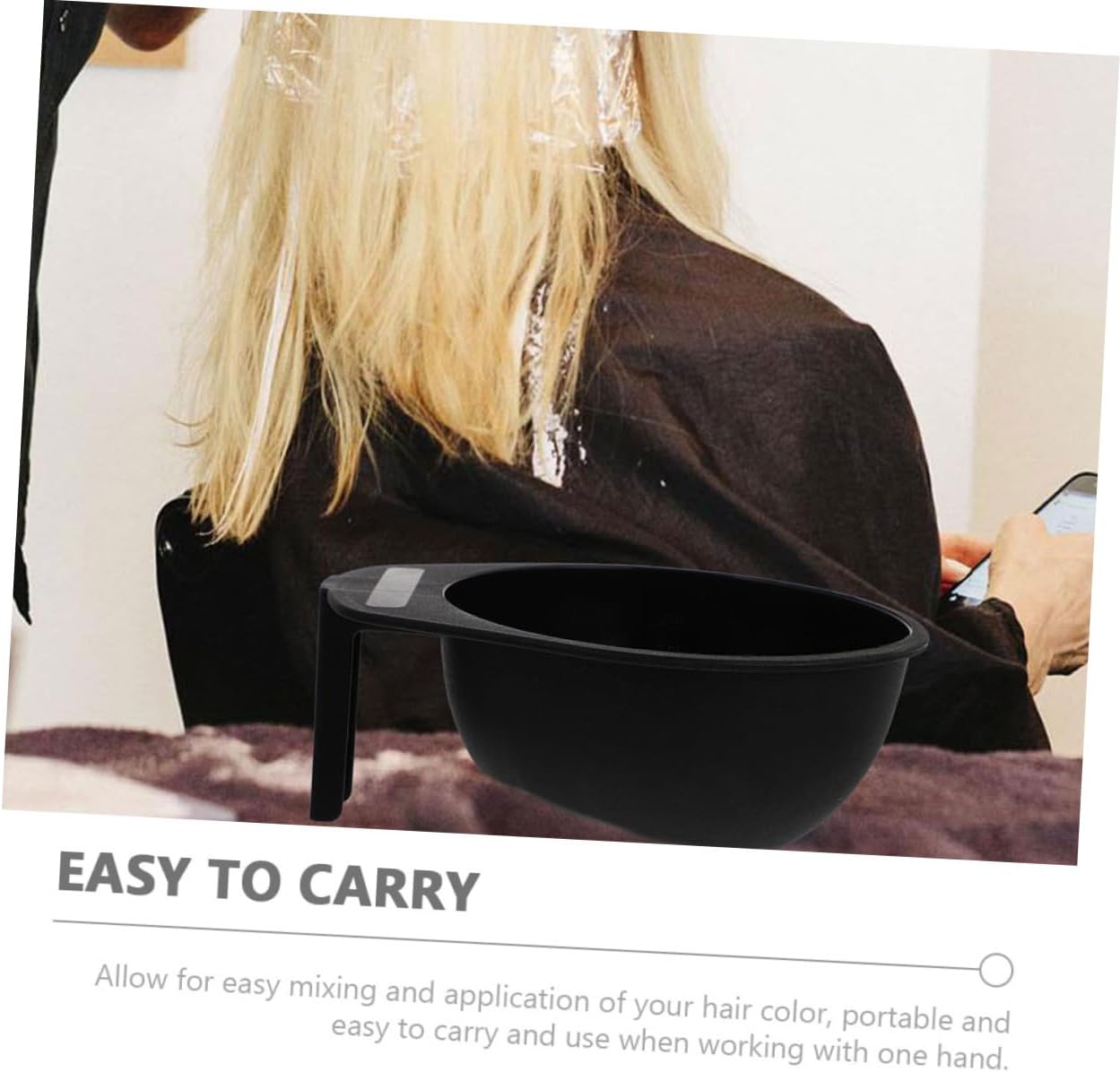 MERRYHAPY 10pcs Hair Dye Bowls Set Washable Mixing Bowls for Professional Hair Coloring Salons and Home Use for Tint and Mixing Tools
