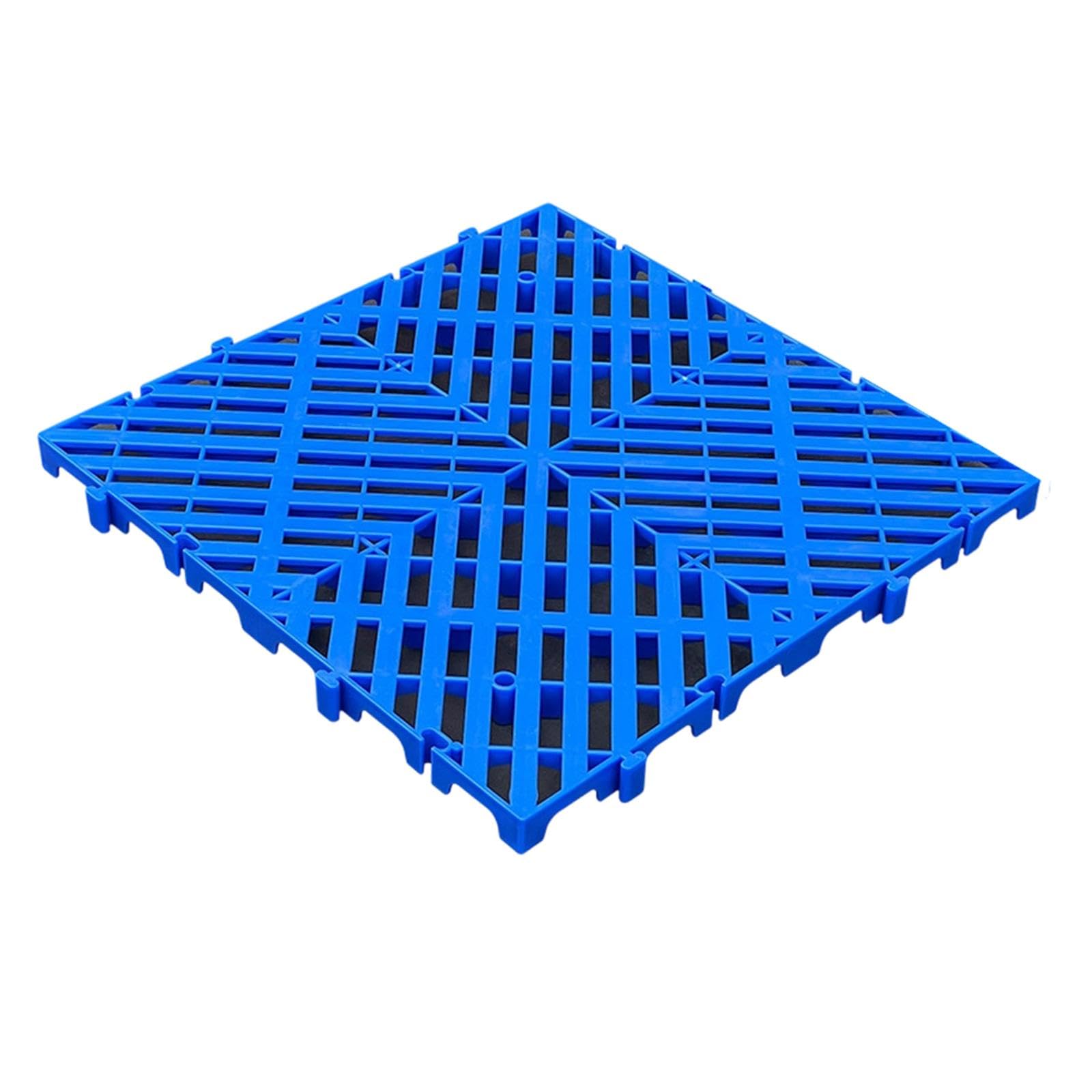 Dalle de sol étanche et ventilée MERIGLARE anti-humidité bleue - 8