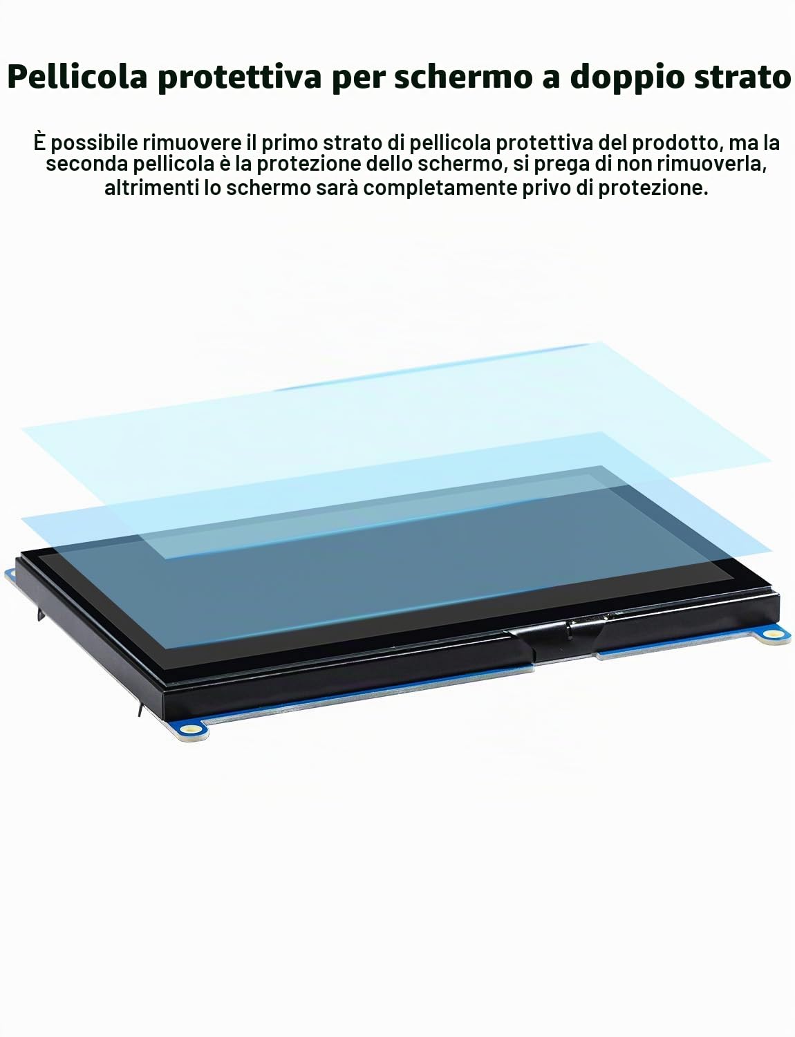 CUQI 7 Pollici Raspberry Pi Touchscreen, Mini Monitor HD IPS 1024x600 per Raspberry Pi 3/4/5, PC, Windows, Fotocamera