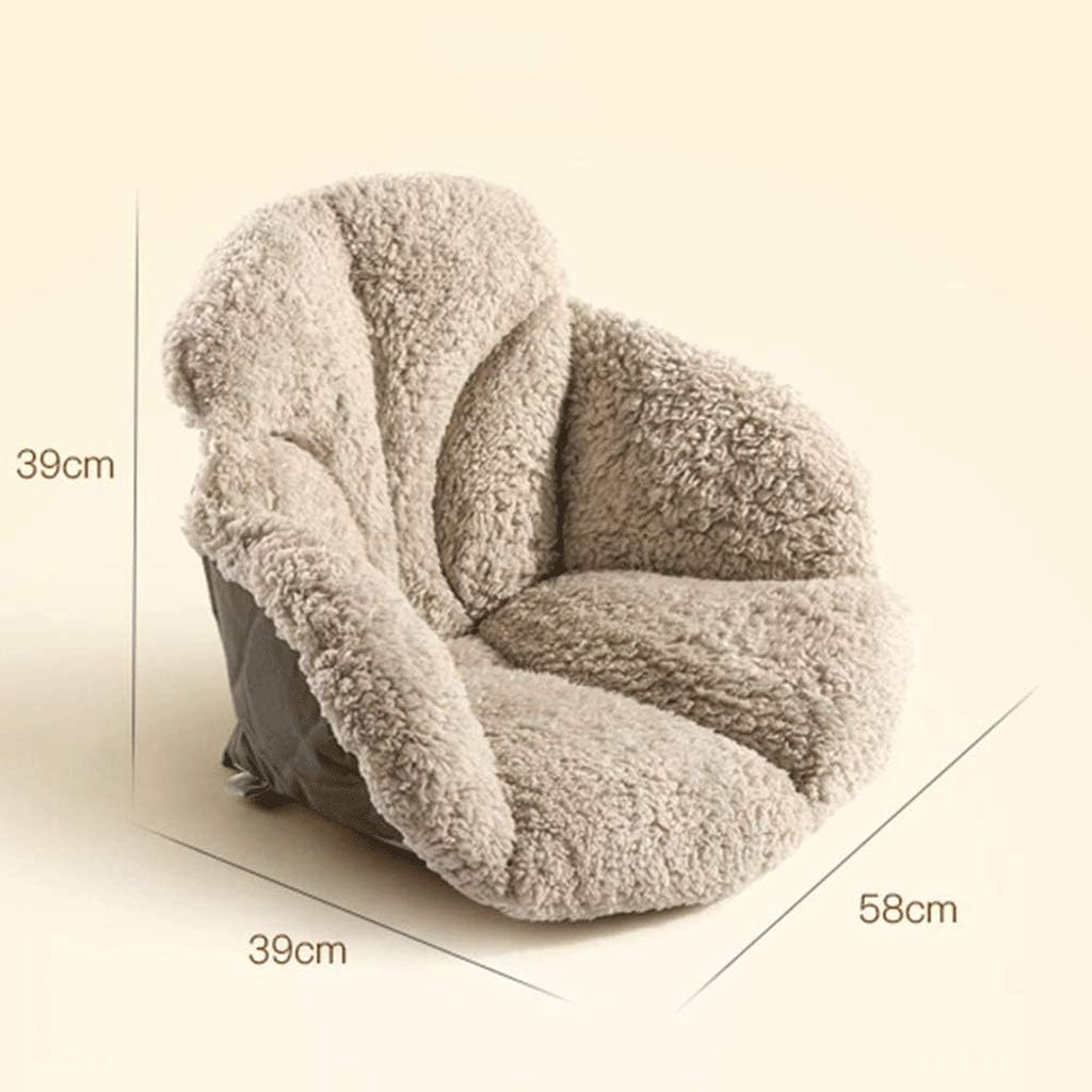 Lumbar Pillow-Lumbar Decorative Throw Pillow Covers Shag Pillows Cases Accent Cushion Covers for Bed Sofa Living Room Bedroom