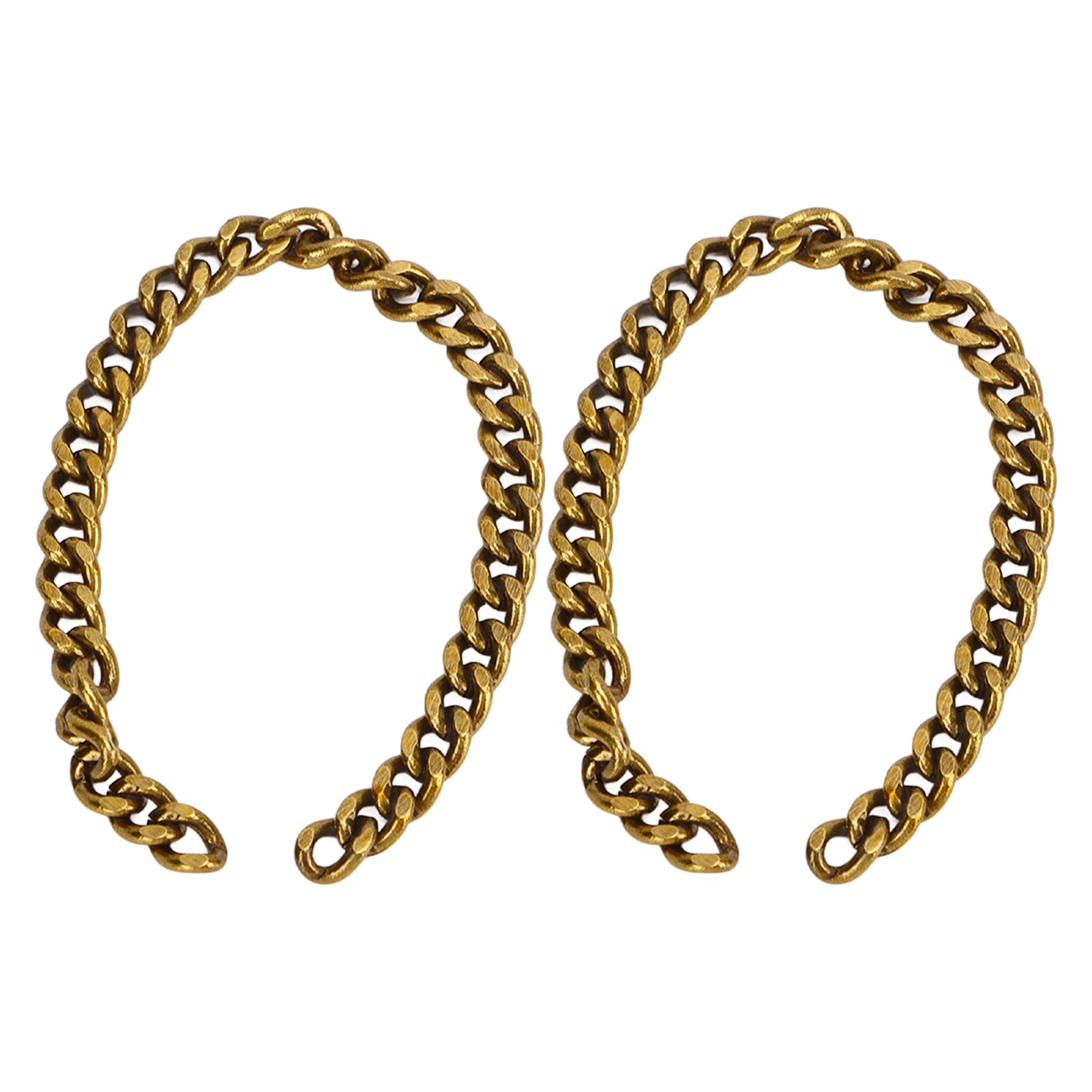 Cadenas de aluminio de 32.8 pies elegante cadena de joyería de metal retro para collar, pulsera, tobillera, manualidades, material de aluminio inoxidable de primera calidad (Bronce Antiguo)