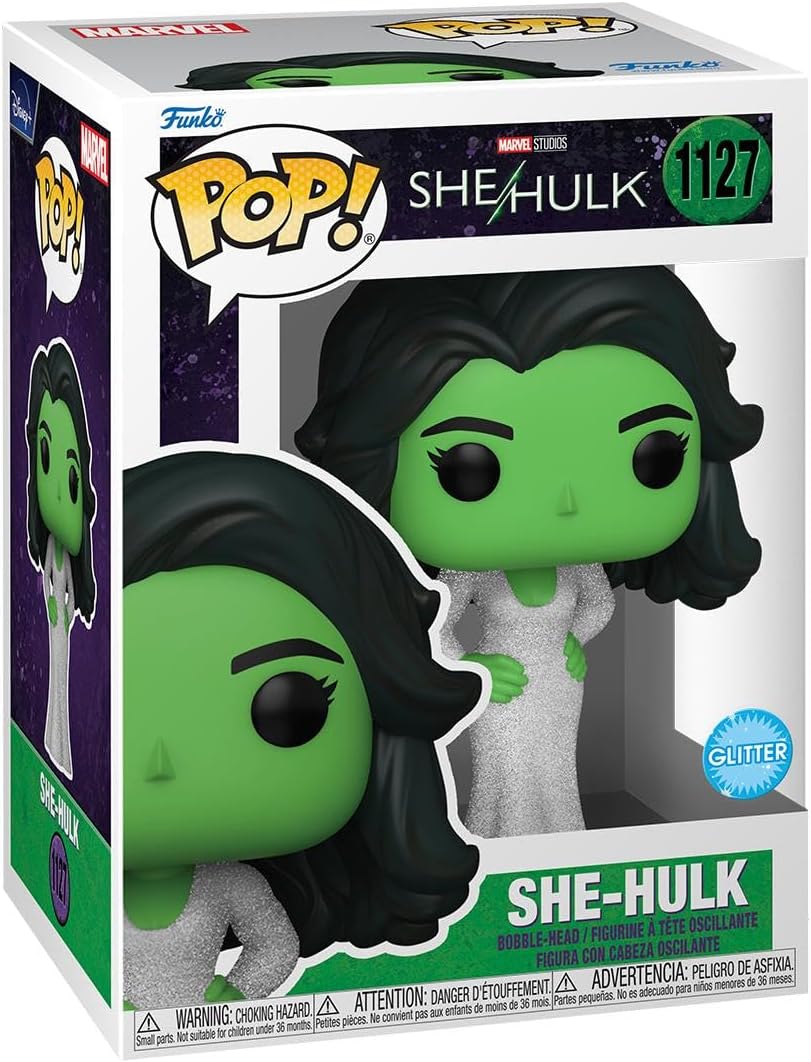 Pop! Marvel: She-Hulk - She-Hulk in Gala Dress with Glitter