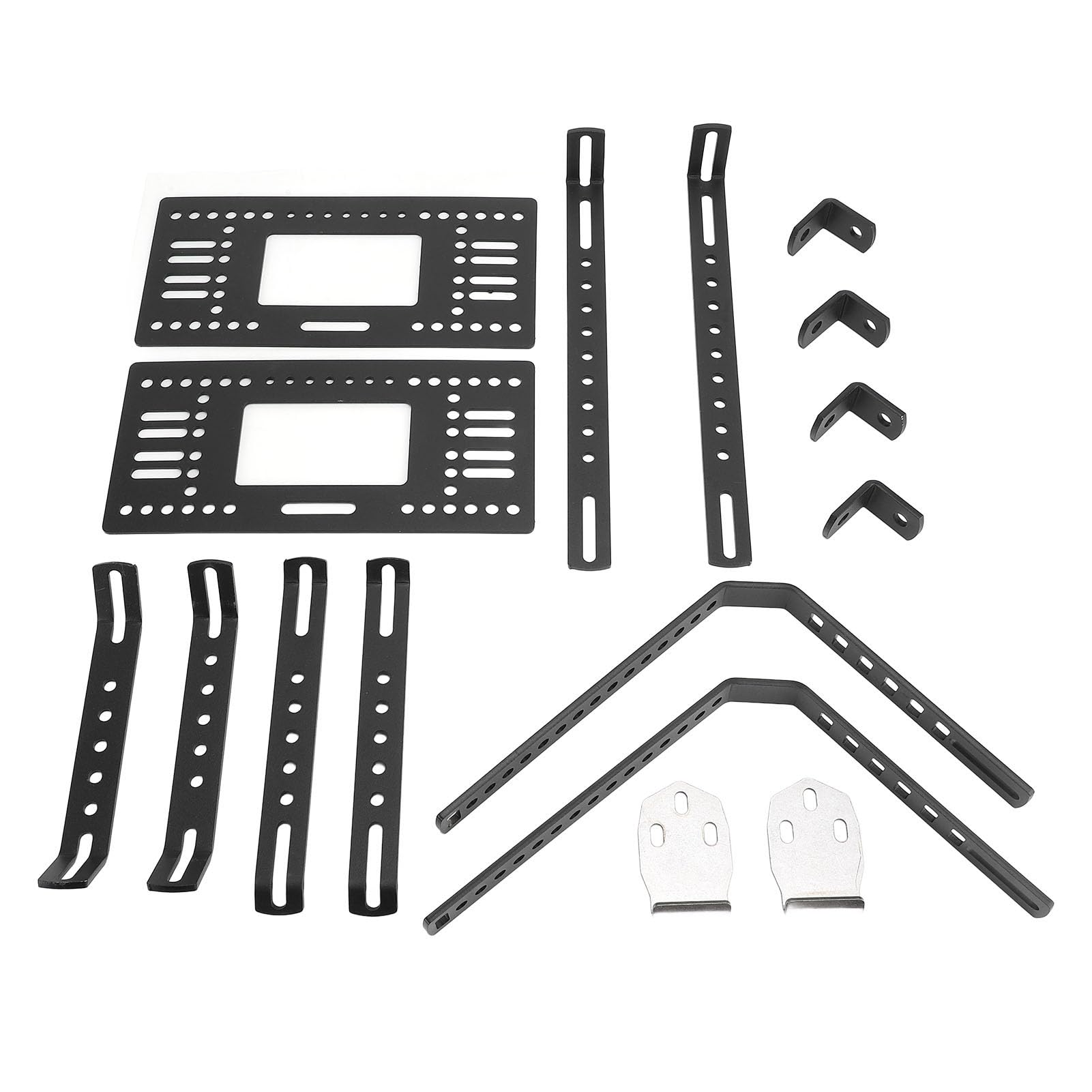 Support de Support de Valise Latérale de Moto, Support Universel Multifonctionnel à Dégagement Rapide en Alliage D'aluminium avec Support de Valises Rigides de 18 L pour la