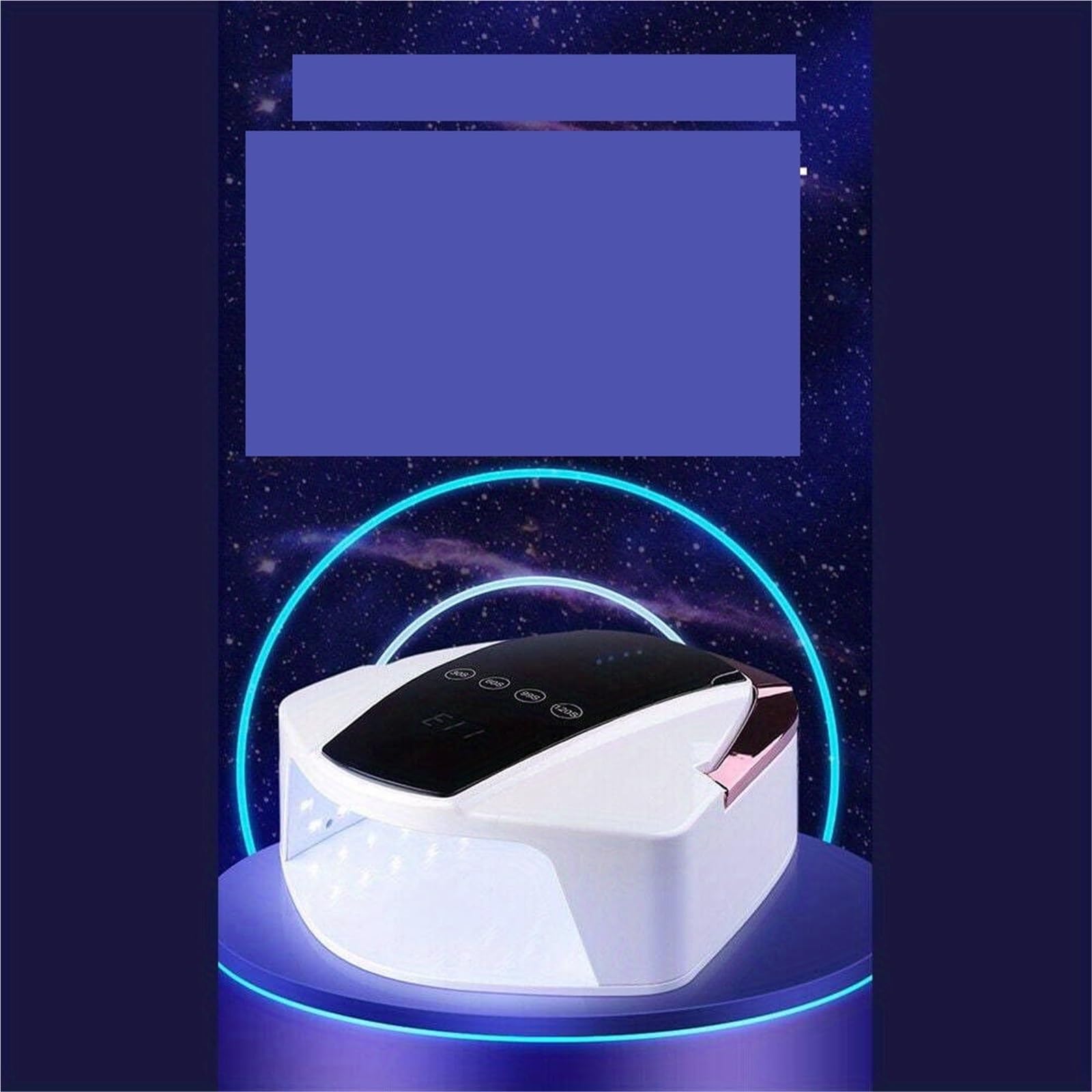 Lampa UV do paznokci, Suszarka do paznokci LED/UV, biała, 96 W, lampa do lakierów żelowych