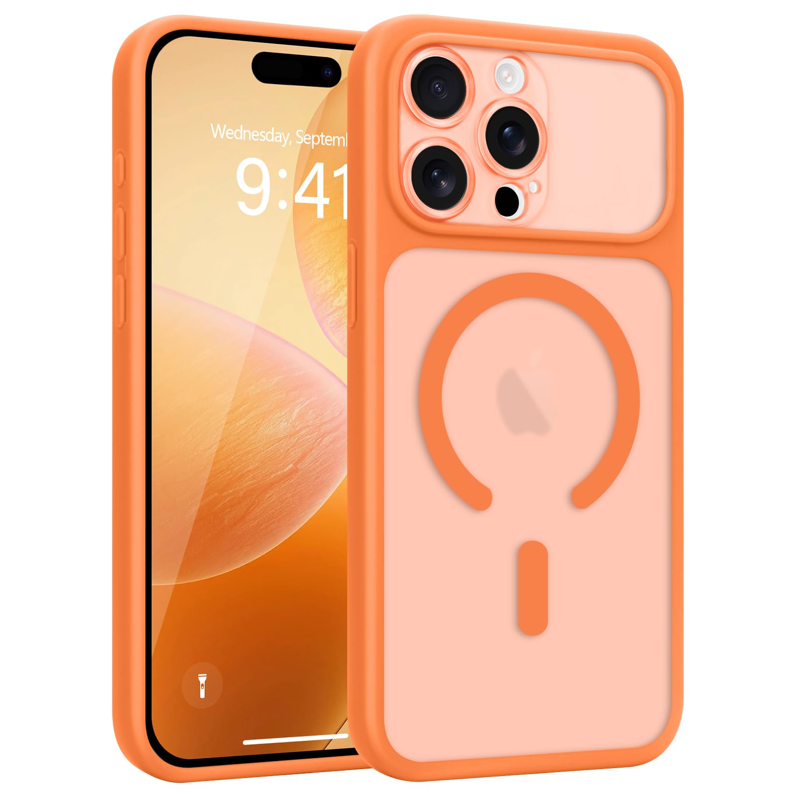 Amazon.co.jp: Wirvyuer 対応iPhone 15 Pro ケース Magsafe対応 半透明