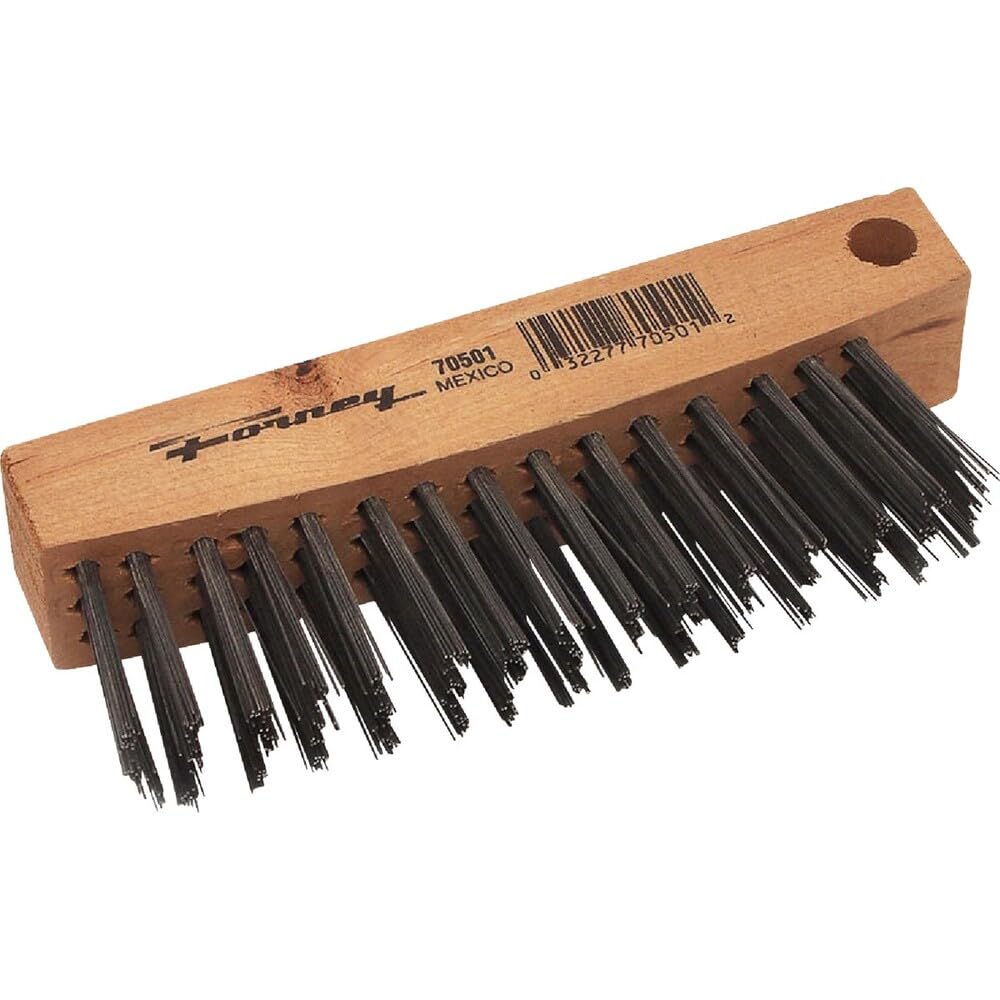 Forney 70501 Wire Scratch Brush, Carbon Steel, Replacement fits Forney 70500,Black