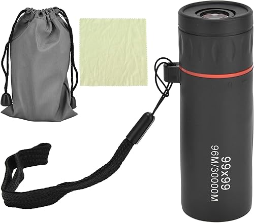 Mini telescopio monocular 99x99 mini zoom de luz baja visión nocturna telescopio transparente para viajes al aire libre perspectiva extendida