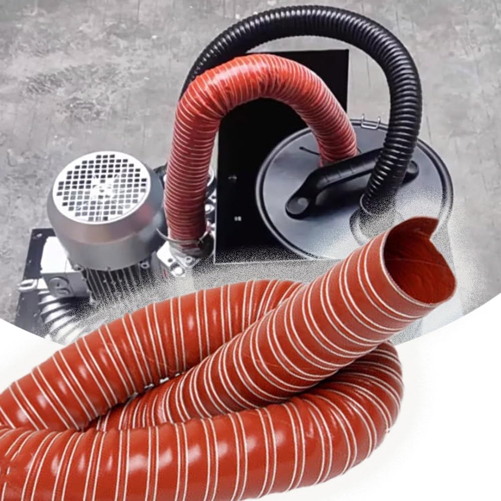 Manguera De Ventilación 55mm 75mm 102mm Manguera Flexible Para Secadora Conducto De Aire Tubo De Admisión De Aire Para Extractor De Aire(8m/26.2ft,45mm-1.8in)