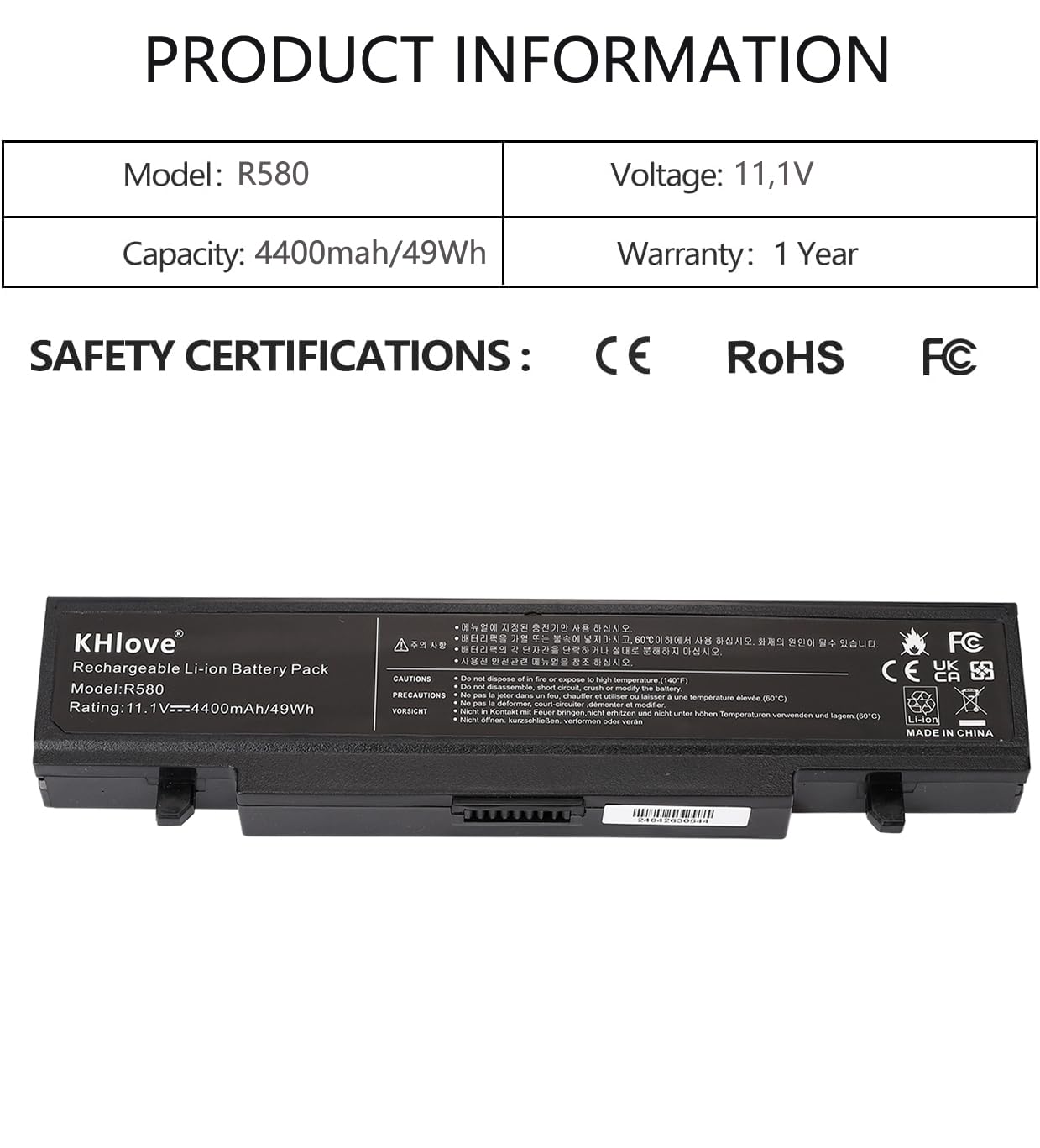 AA-PB9NC6B AA-PB9NS6B Laptop Batterie pour Samsung Serie 3 und R-Series R730 R540 AA-PB9NC6W R530 R780 R580 RV510 R519 RV511 RV520 AA-PB9MC6W RF511 R428 R520 R522 R620 R719 NP300E5A NP350V5C
