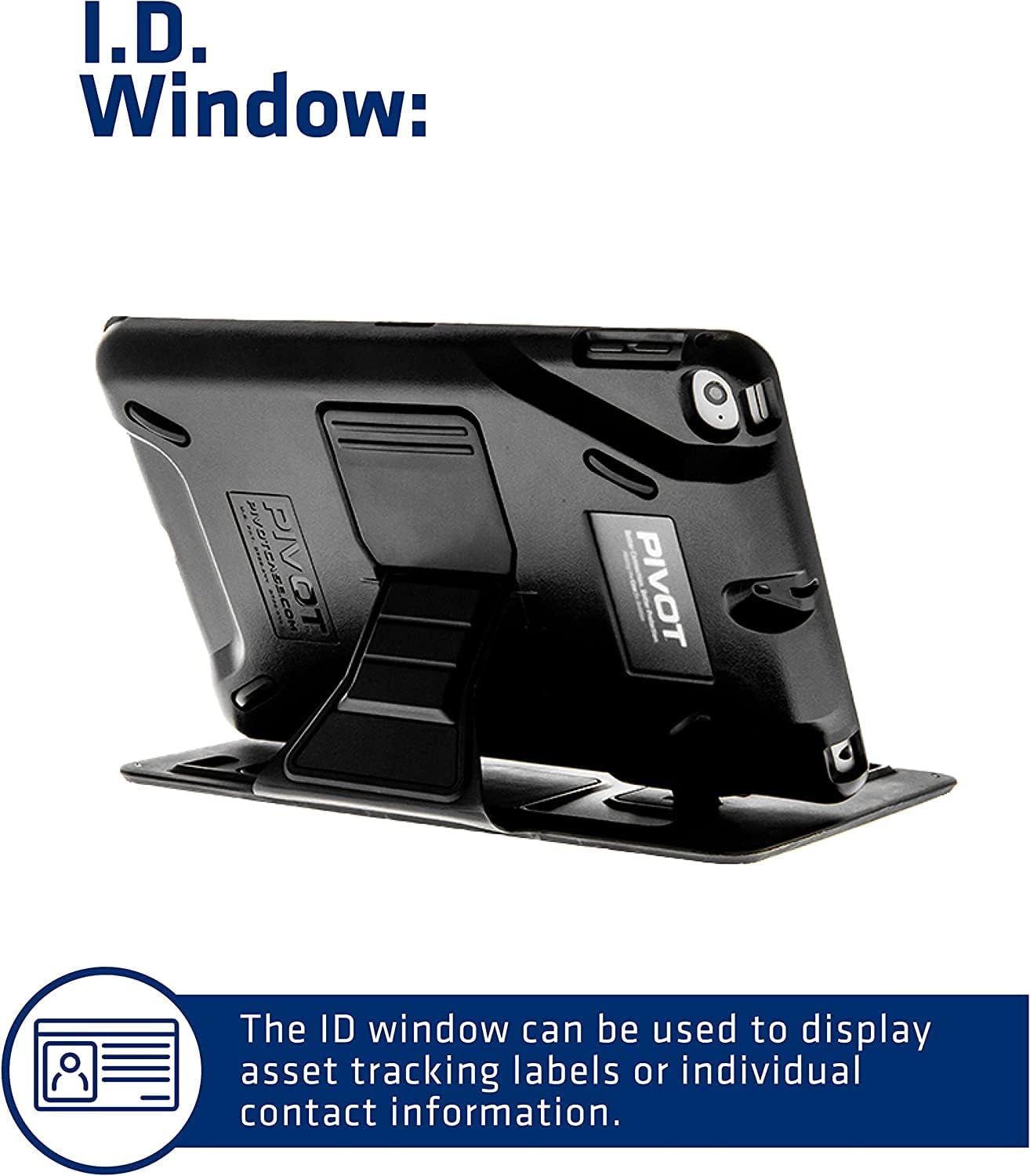 PIVOT MN5 Versatile Tablet Case - Fits iPad Mini 5th gen & iPad Mini 4-360 Degree Protection - for Professional Pilots, General Aviation - Gray