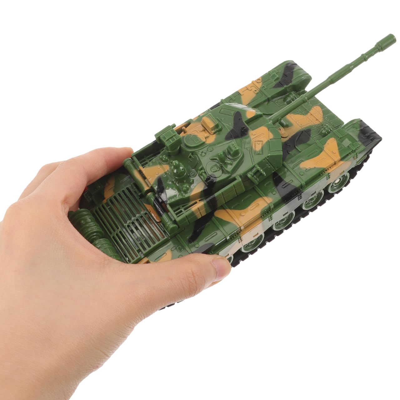 Modelos de tanques de plástico para niños, juguetes de vehículos, decoración de cubierta para niños y niñas 8