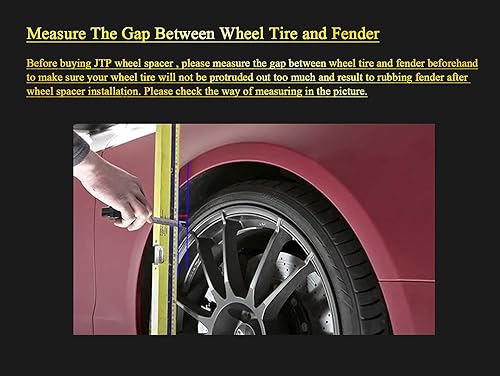 Miniatura 3 de JTP Compatible con 2 espaciadores de rueda de aluminio de 0.787 in de forja en caliente seguros de 5 x 112 Toyota GR Supra, PCD 5 x 112, orificio