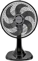 Ventisol Ventilador de Mesa Oscilante, Turbo 6 Pás Premium, Preto, 40cm, 127V