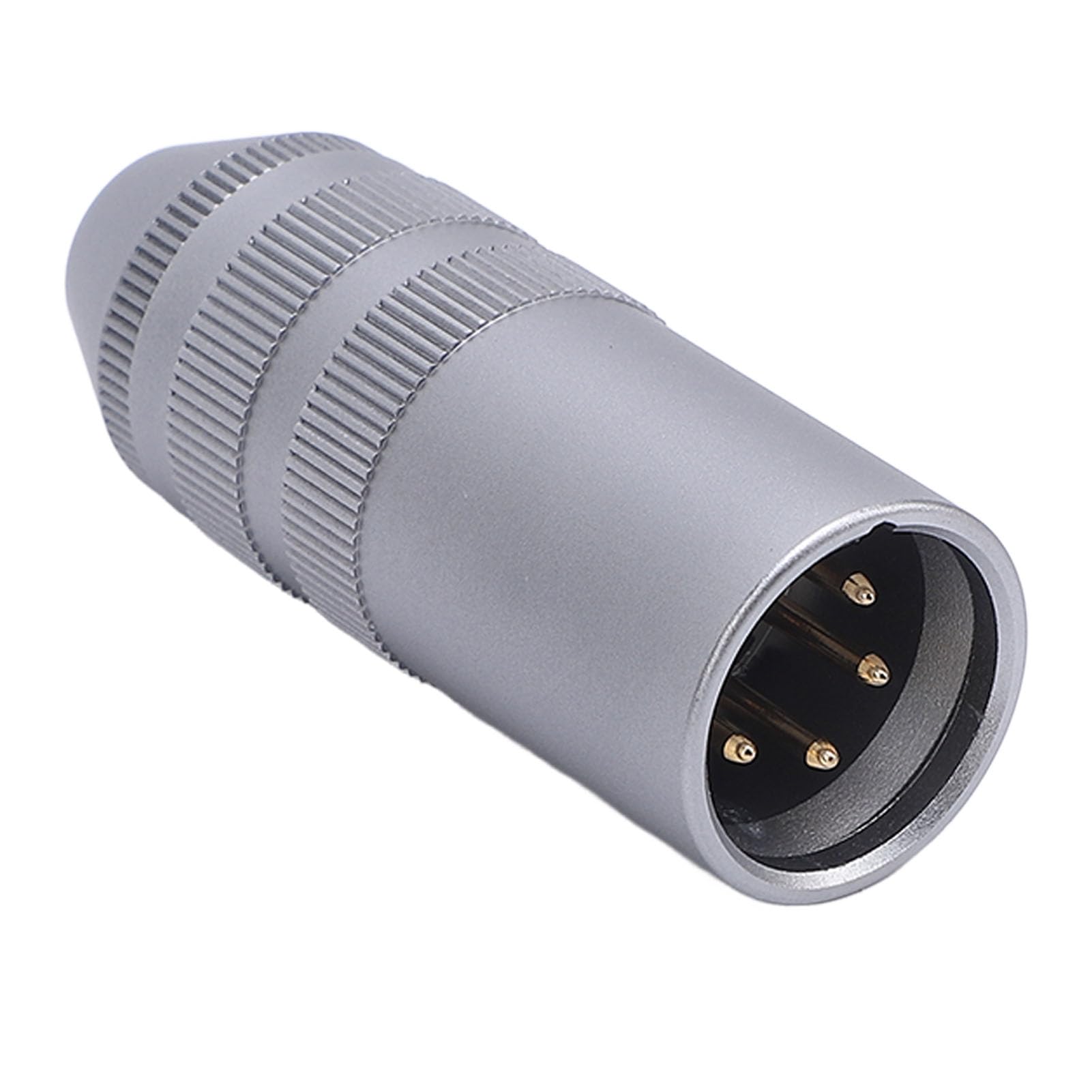 Annadue Mikrofon-Mixer-Adapter, Kompakter 4-poliger XLR-Stecker auf 3,5-mm-Klinkenstecker, Vergoldete Anschlüsse