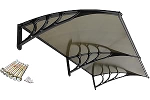 SUPER DEAL 40"x 80" Window Well Covers, Window Door Entry Awning Polycarbonate...