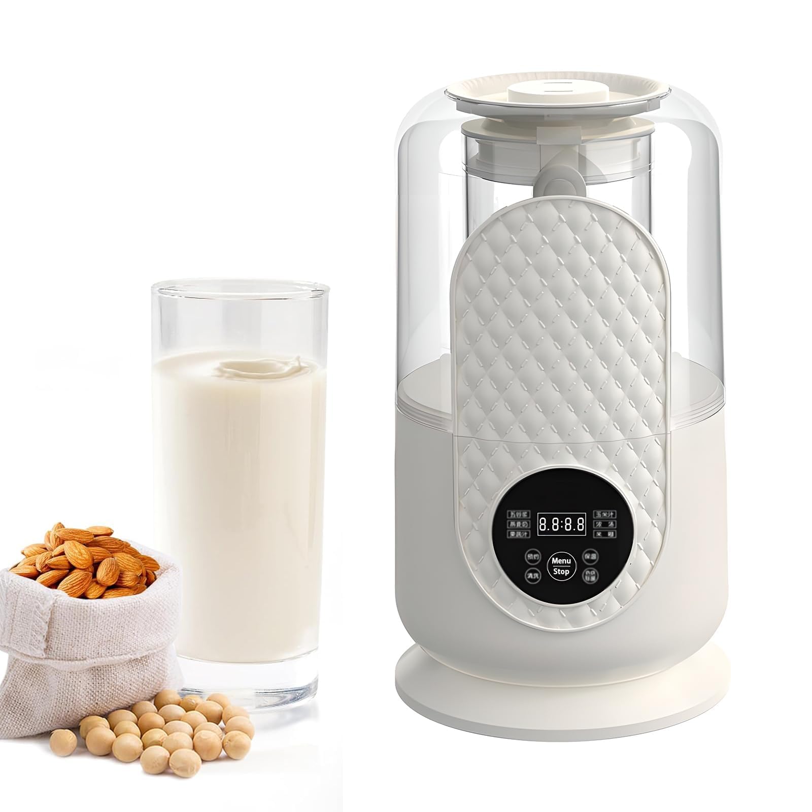 Machine à lait de soja pour petits-déjeuners sains en cuisine