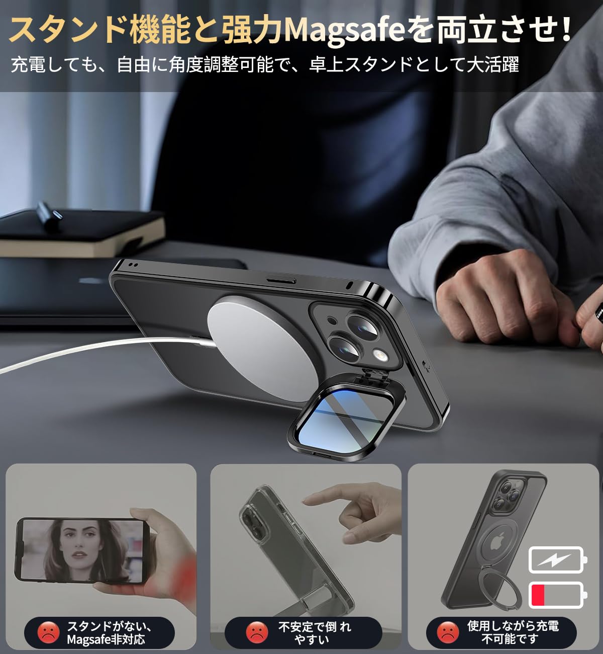 Amazon.co.jp: 【カメラレンズ保護・スタンド一体】NIANGUO iPhone14