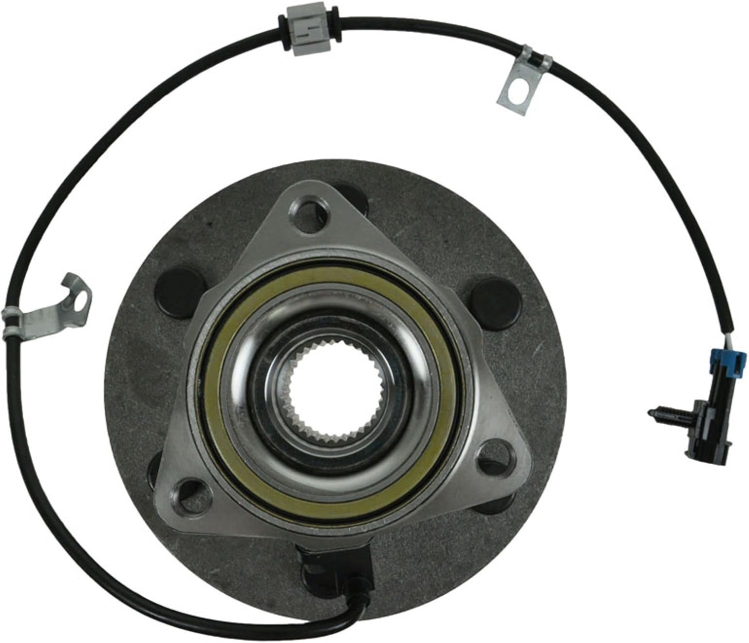 TRQ Front Passenger Side Wheel Bearing & Hub Assembly AWD with ABS Sensor Compatible with 2003-2005 Chevrolet Astro GMC Safari