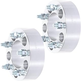 ROADFAR 5 Lug Wheel Spacers 2 inch 5x4.75 to 5x4.75 Wheel Spacers Adapter 5x120.65mm 12x1.5 87.1mm fit 1983-2012 for Camaro 1984-2001 for Jimmy 2PCS