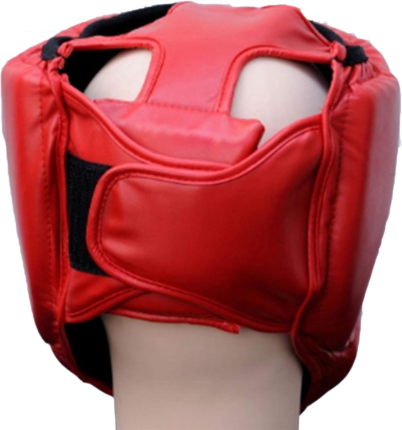 Boxing Headgear, Essential Professional Synthetic Leather MMA Headgear, UFC Fighting,Judo,Kickboxing Headgear Sparring Helmet (Red) : Sports & Outdoors