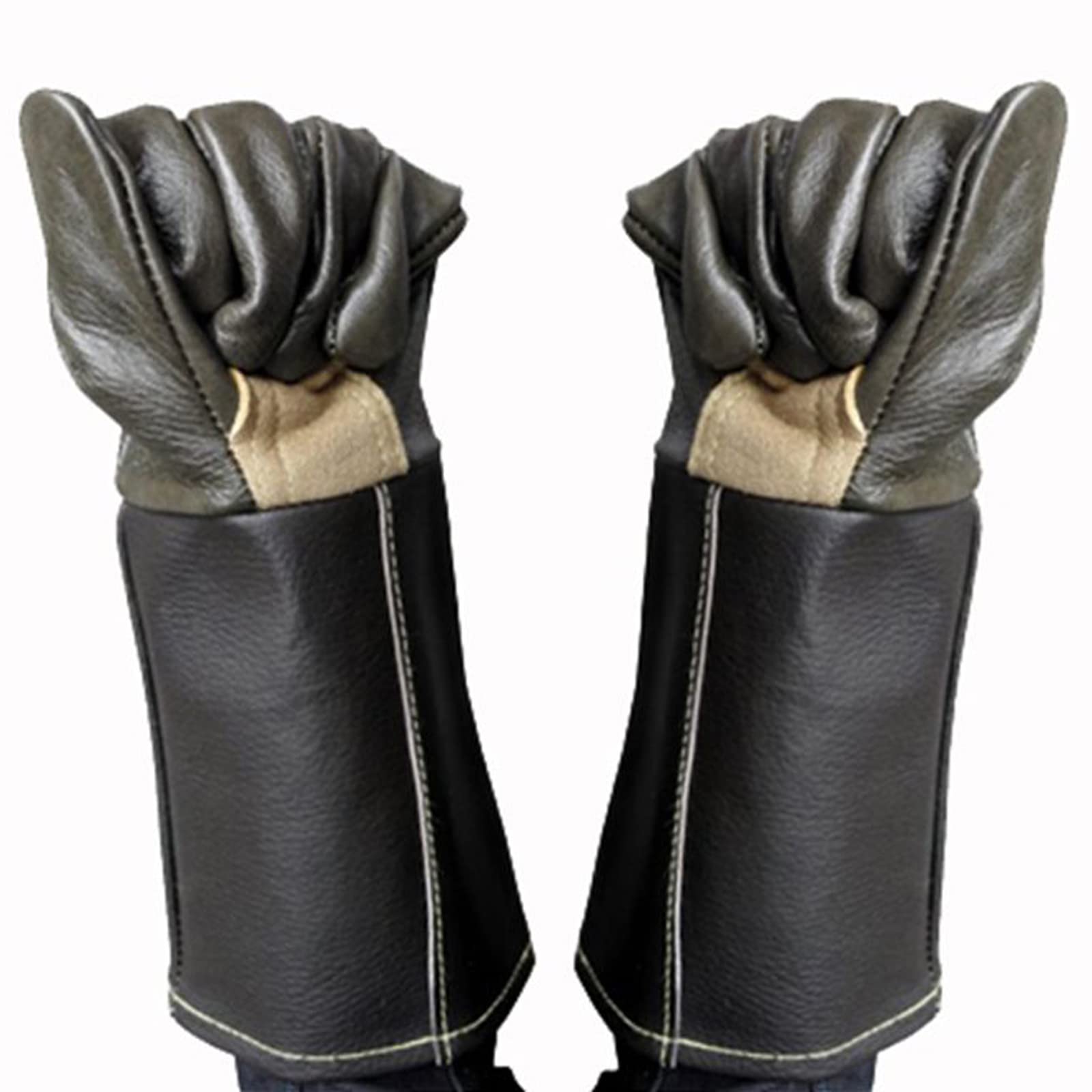 Guantes de soldadura de 16 pulgadas para barbacoa, estufa de camping y chimenea casera