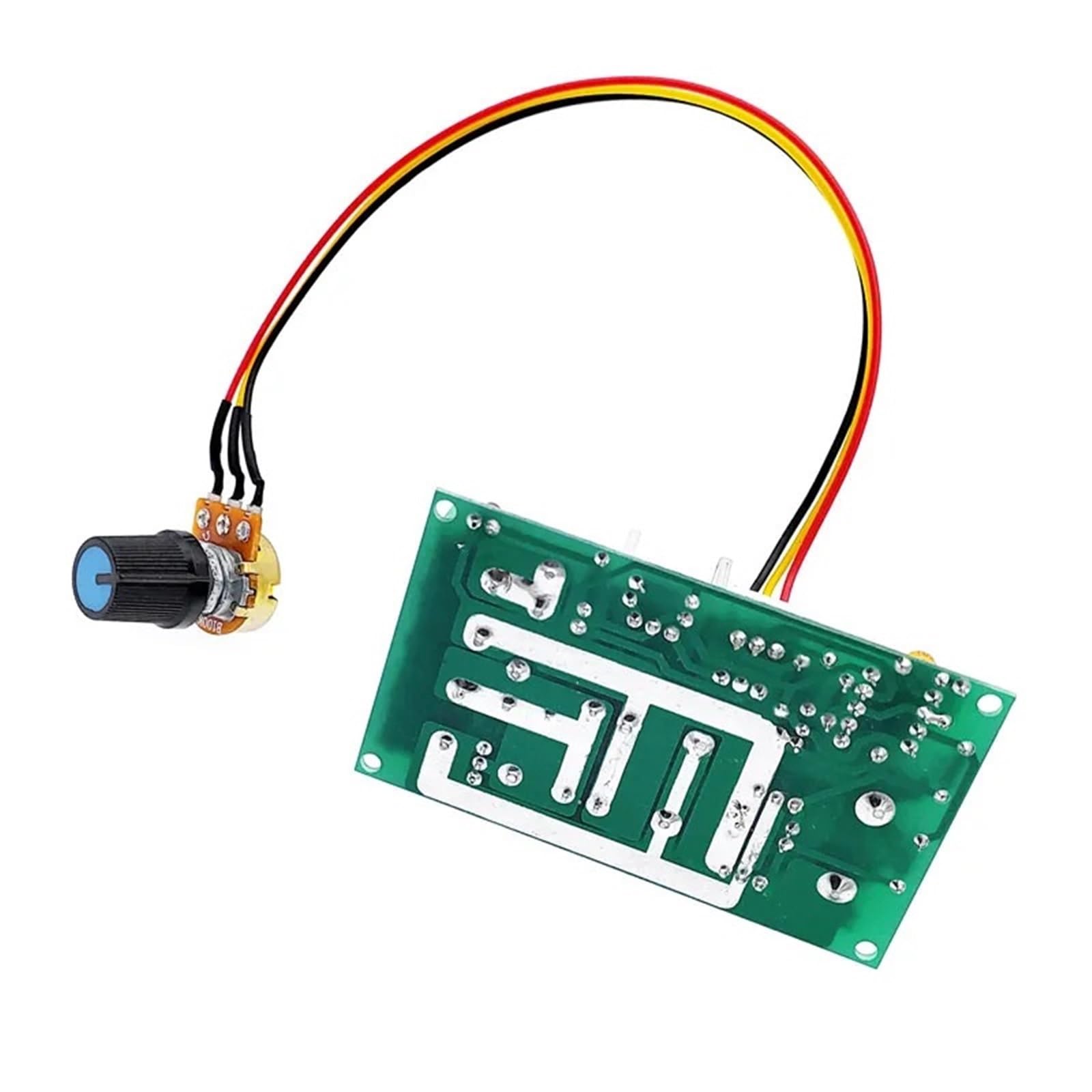 1 regulador de velocidad for motor de CC de 12 V, 24 V, 36 V y 48 V. Módulo de controlador de alta potencia PWM. Regulador de corriente de 20 A.