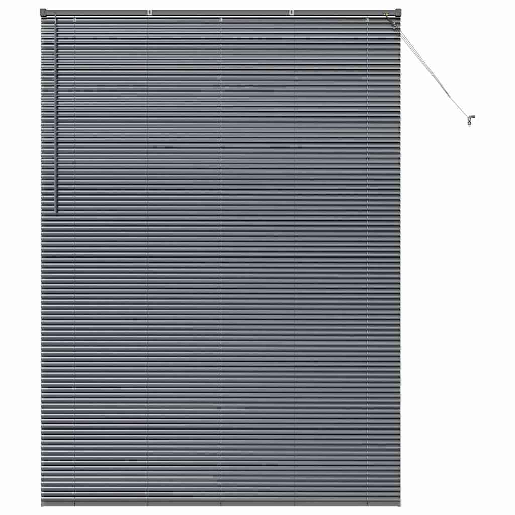vidaXL Venetian Blinds Dark Grey 220 x 155 cm Aluminium