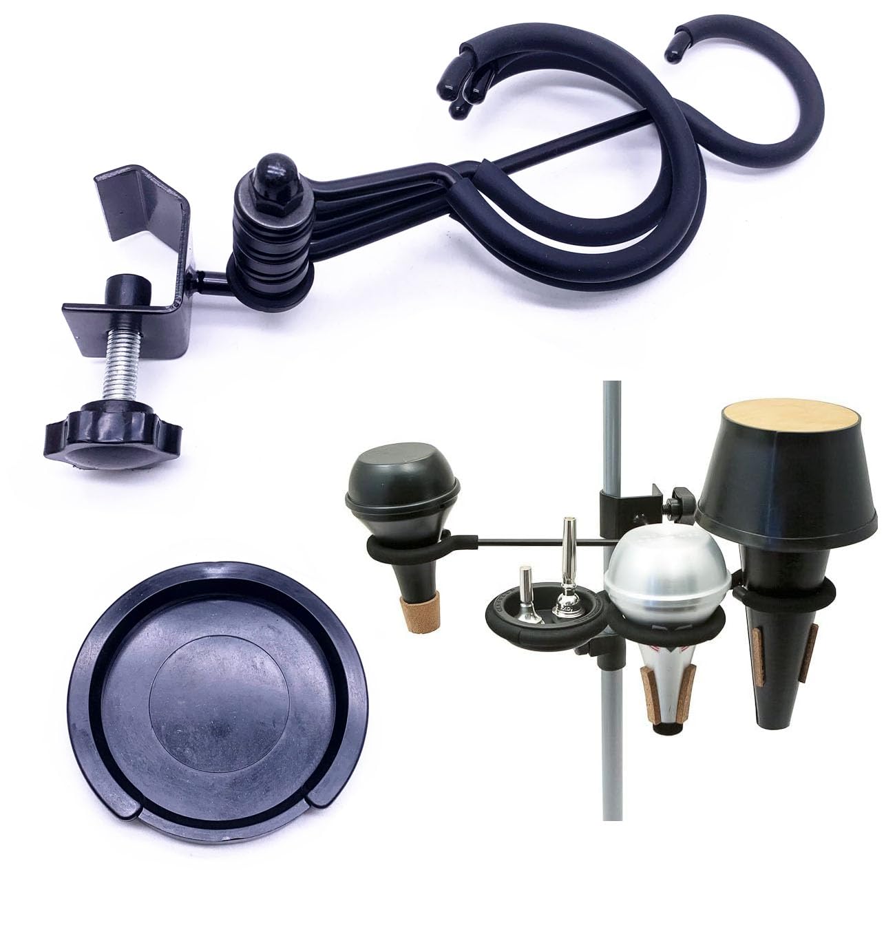 Amazon.com: TUOREN Mute Holder for 4 Mutes Fit for Trumpet, Cornet