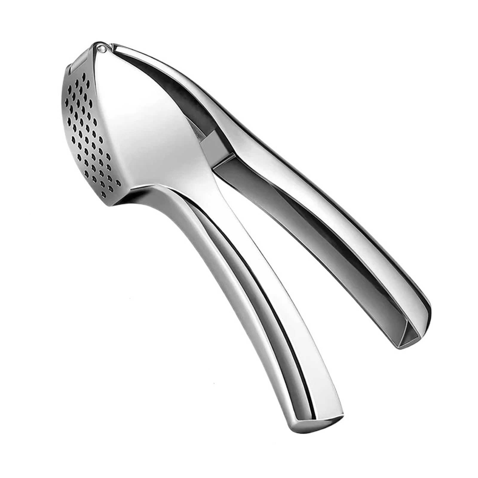 Knoblauchpresse, Knoblauchzerkleinerer Und Fleischwolf Aus Edelstahl | Abnehmbare Struktur, Einfaches Ausdrücken For Feine Knoblauchreste, Einfache Reinigung(Garlic Press 2PCS)