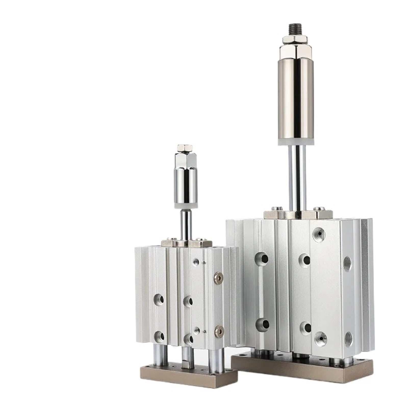 Cylindre de guidage compact trois tiges MGPMJ25,30-20 pour espace restreint