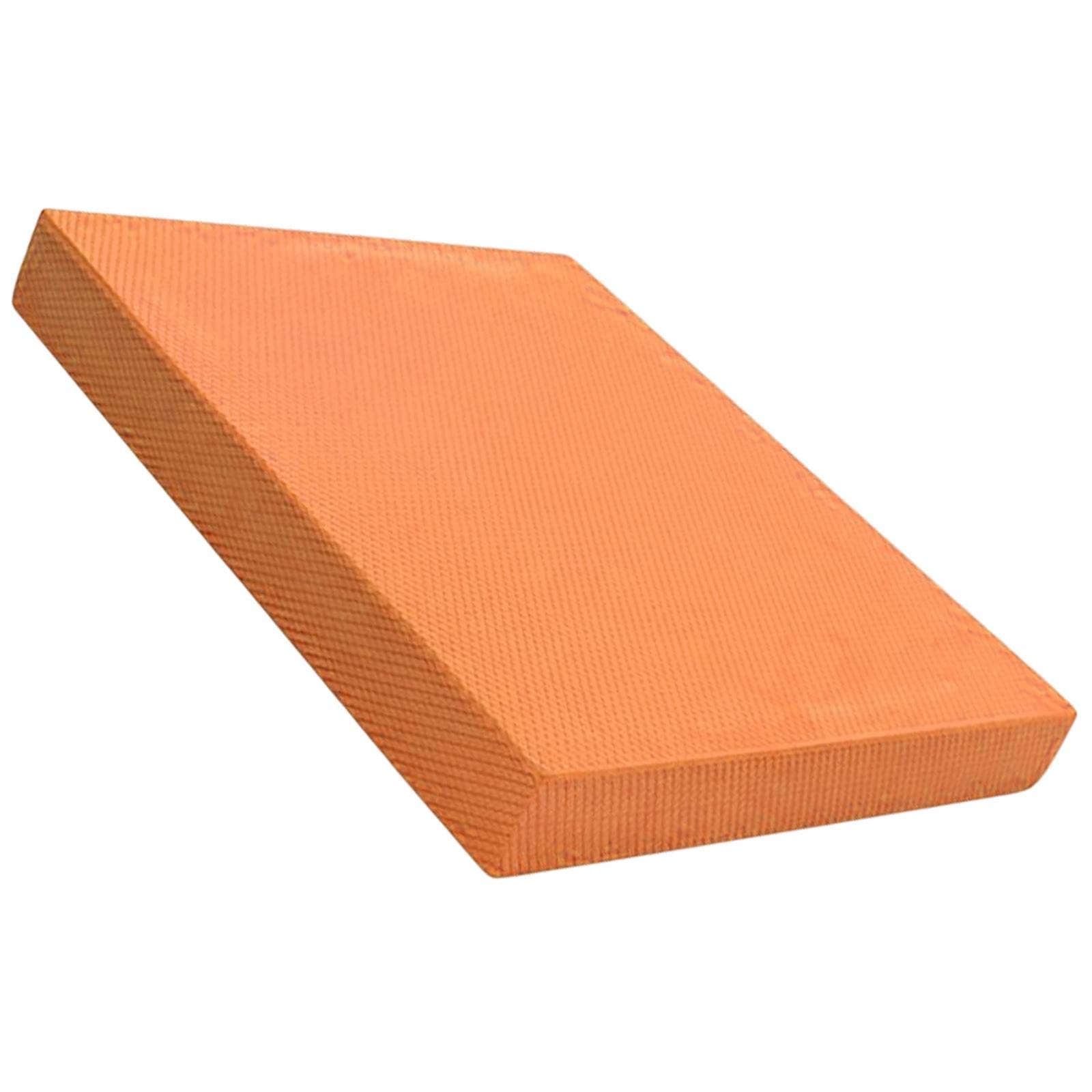 TPE Yoga Mat Board Soft Stability for Pilates Fitness Adults Kids S Orange| Balance Trainers| Equipment & Gear | Running |Sporting Goods-image-0