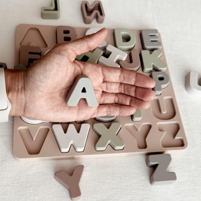 Puzzle de Silicone Alfabeto para Bebes 6 Meses miniatura 2