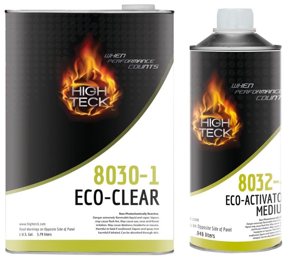 high teck 8030-1 4:1 Eco-Clear National Rule With Medium Activator Quart