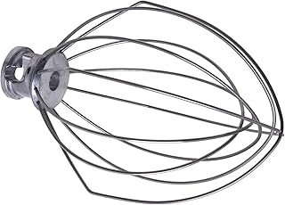 Mixer Wire Whip 5 QT 7.25in For KitchenAid For Whirlpool, Model Number K5AWW, WPW10731415, W10731415, 103355 Replaces For 4KPD1620T2, 4KPD1620T3, KSM500ER0, KSM500OB0, KG25H0XIC5