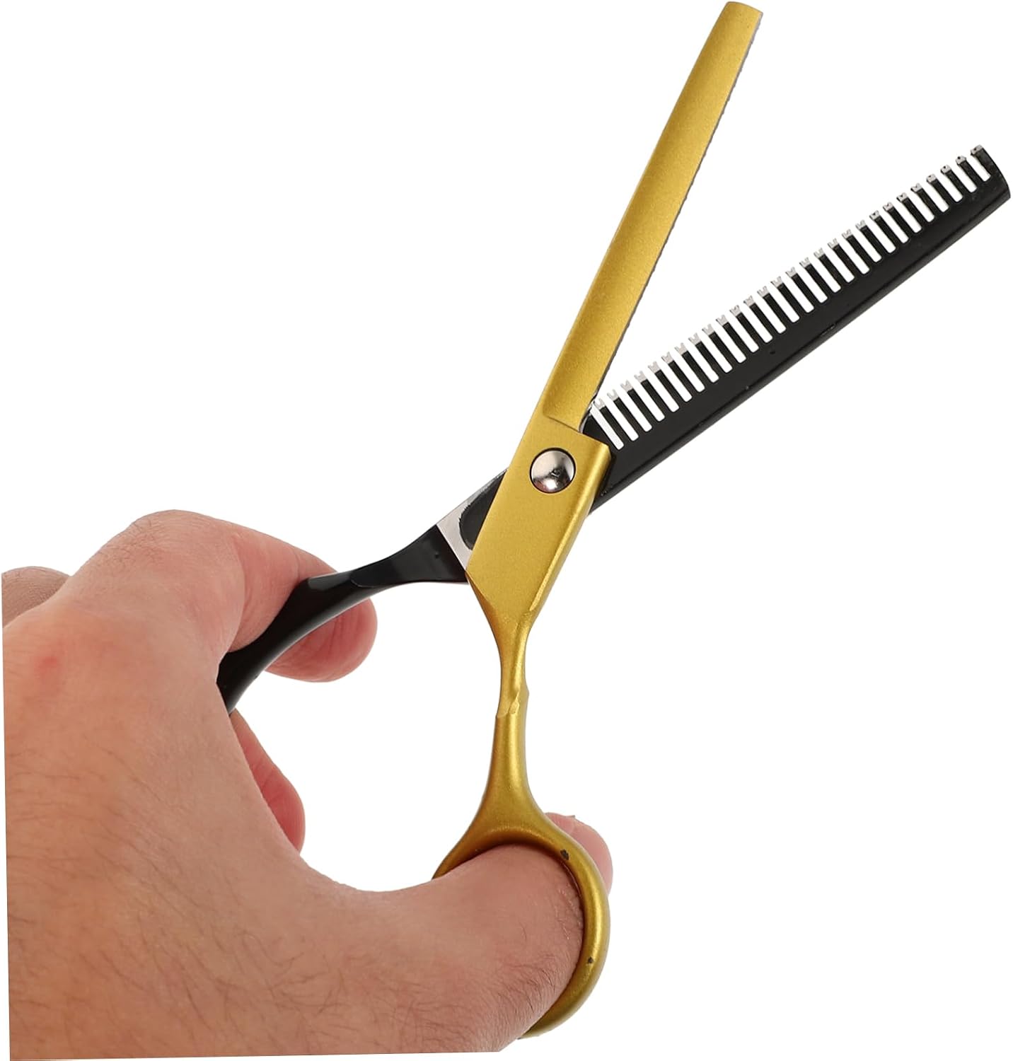 Gatuida 10pieces Stainless Steel Hairdressing Kit Barber Scissors Set Thinning Shears Hair Cutting Shears Beard Brush Alligator Clips for Salon Home Use