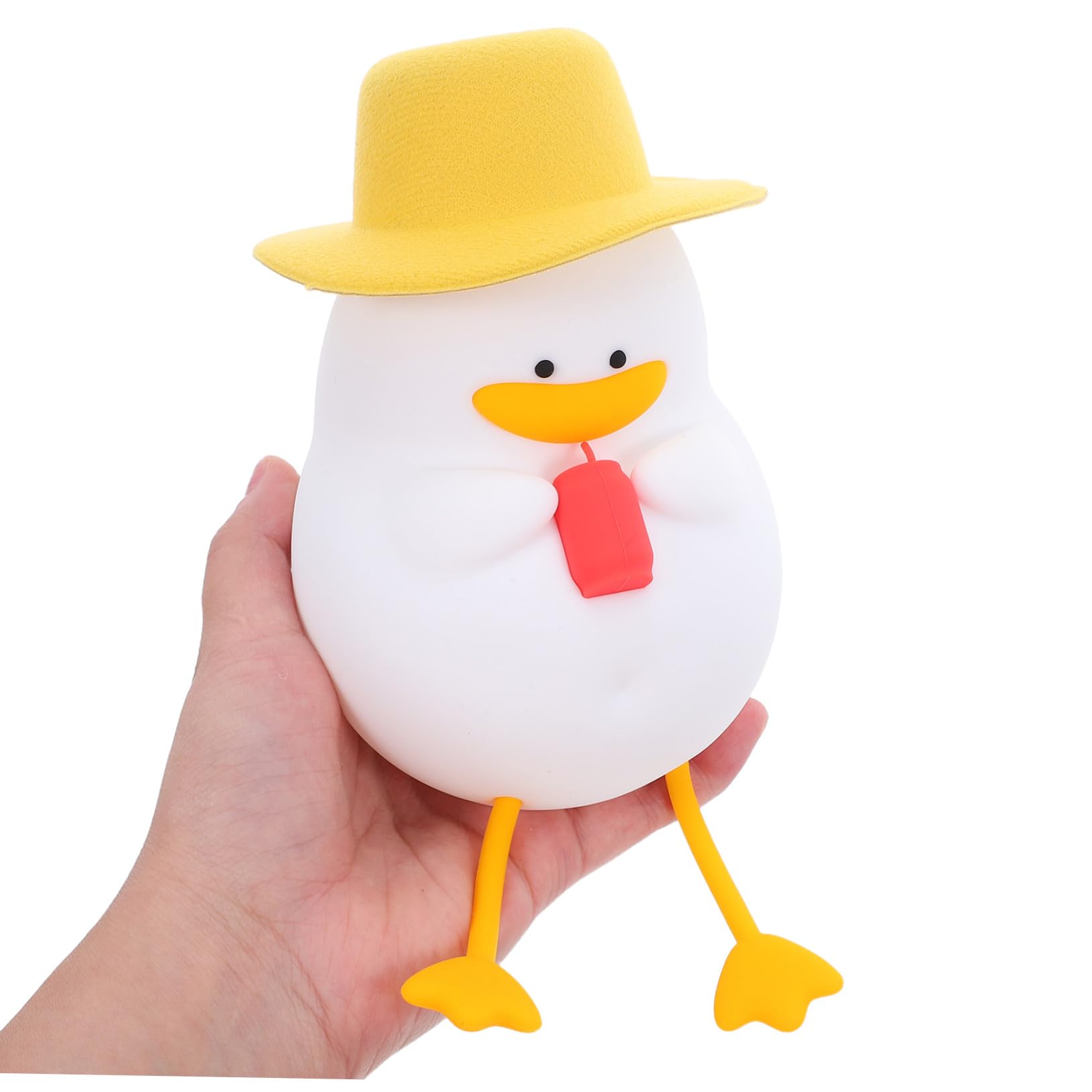 Lámpara Nocturna Pato de Silicona para Guardería, Luz LED Amarilla | Control Táctil, Iluminación Suave para Dormitorio, Uso en Tomas Nocturnas, Abs y PC