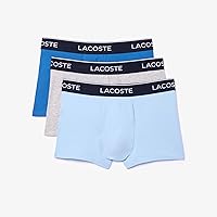 Vista 1 de Lacoste Traje de baño de algodón elástico tricolor para hombre, paquete de 3