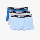 Men's Cotton Stretch Tricolor Waistband Trunks, 3-Pack