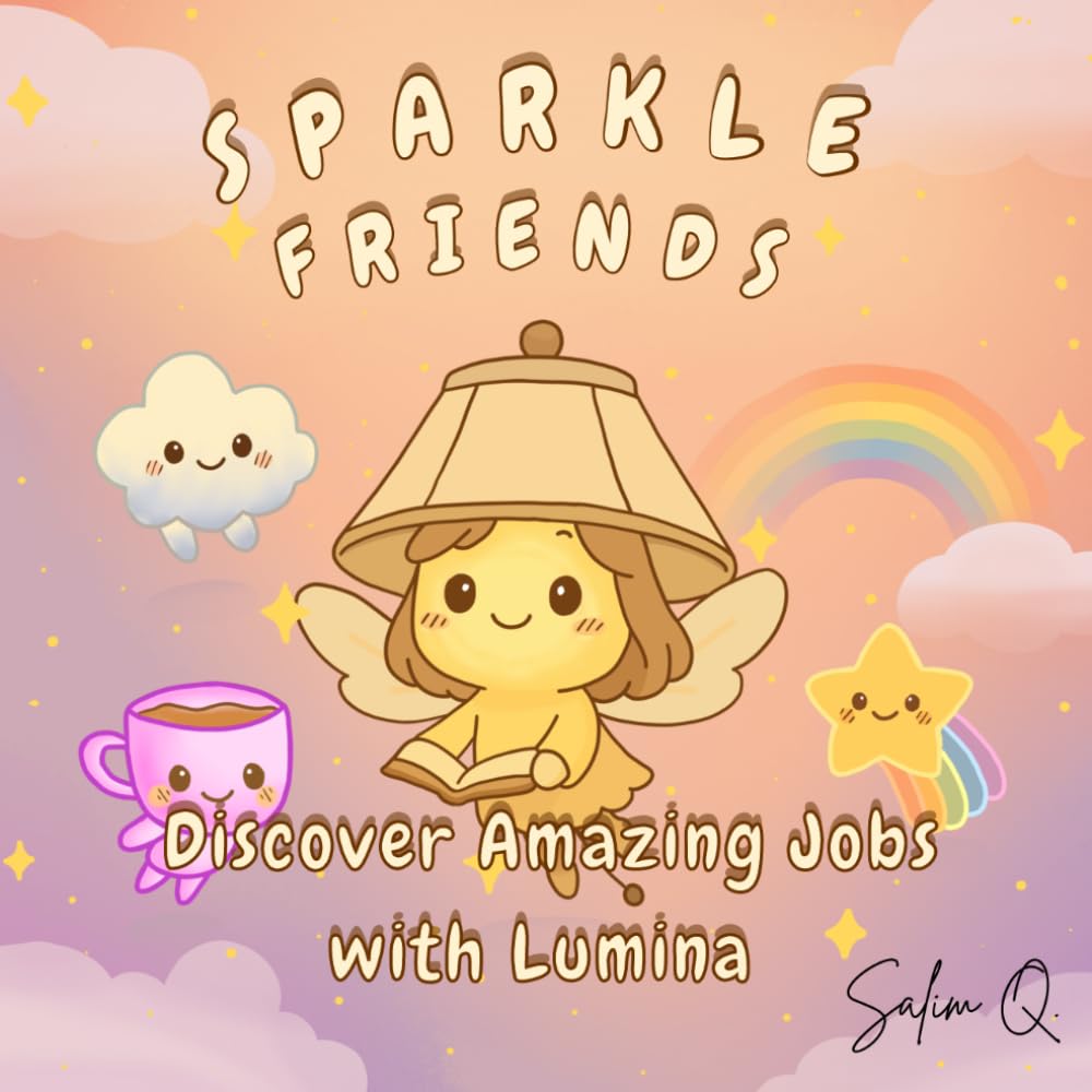 Sparkle Friends : Discover Amazing Jobs with Lumina: A Fun Coloring Book Introducing Different Professions for Kids