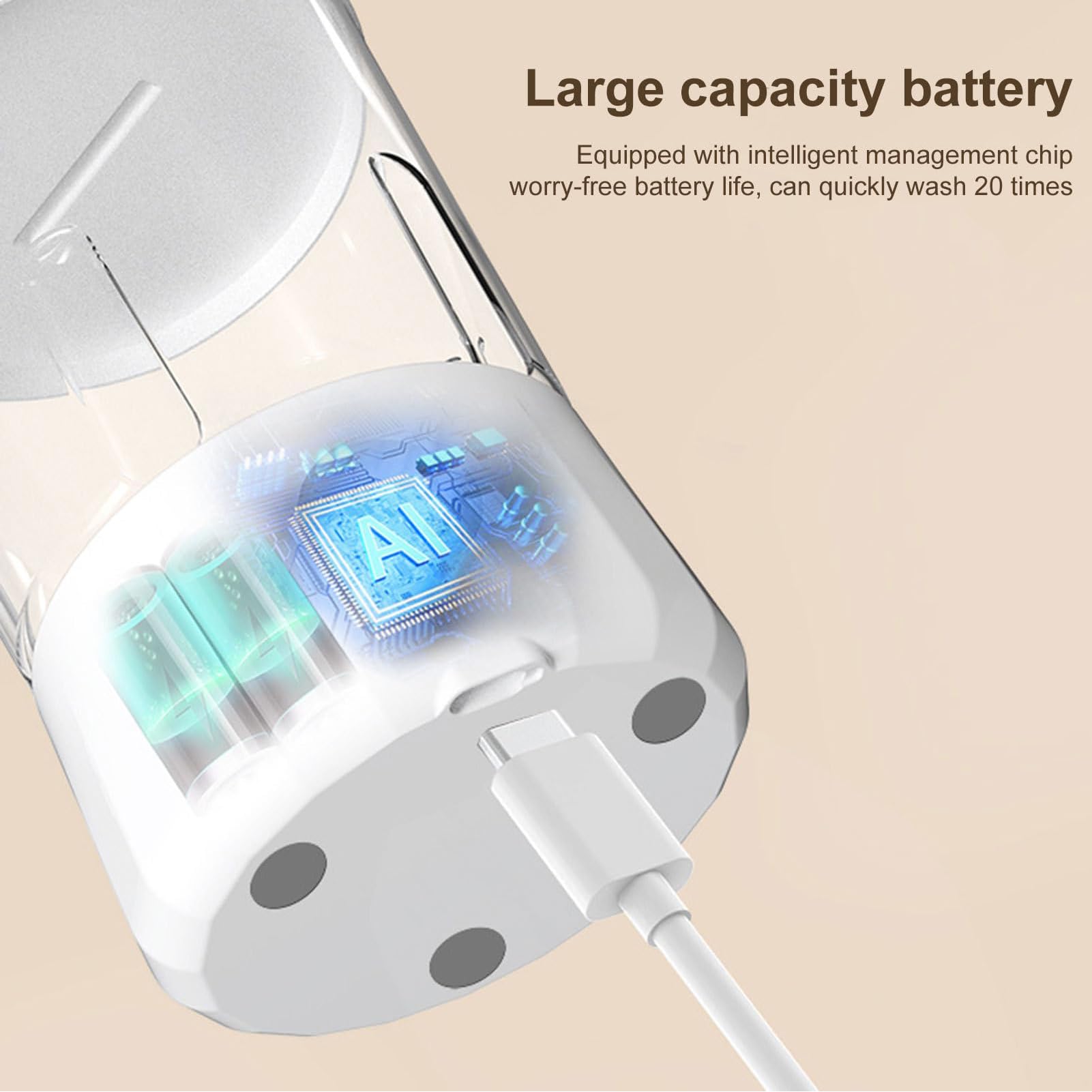Mini Lavatrice Washing Machine con 3 modalità di Pulizia Lavatrice Compatta Senza Fili Portatile Lavatrice da Campeggio Lavatrice Specifica per Biancheria Intima White