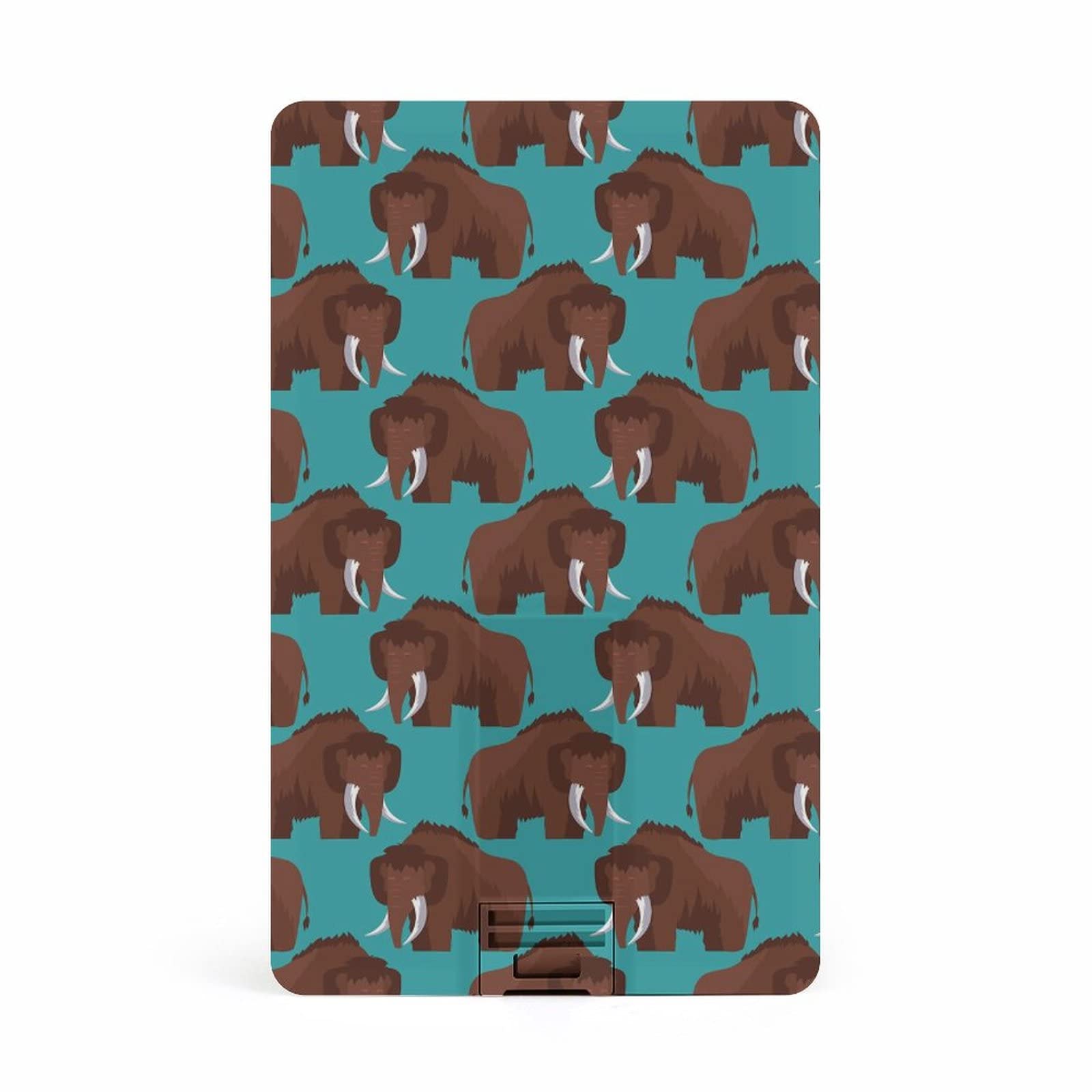 Stone Age Mammoth Credit Card USB Flash Personalized Memory Stick Key Storage Drive 32G