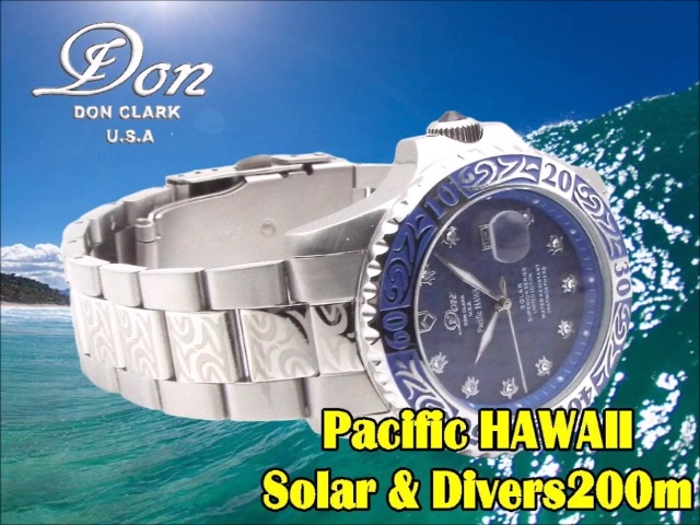 Amazon | メンズ ソーラー腕時計 電池交換不要 ダンクラーク Pacific 
