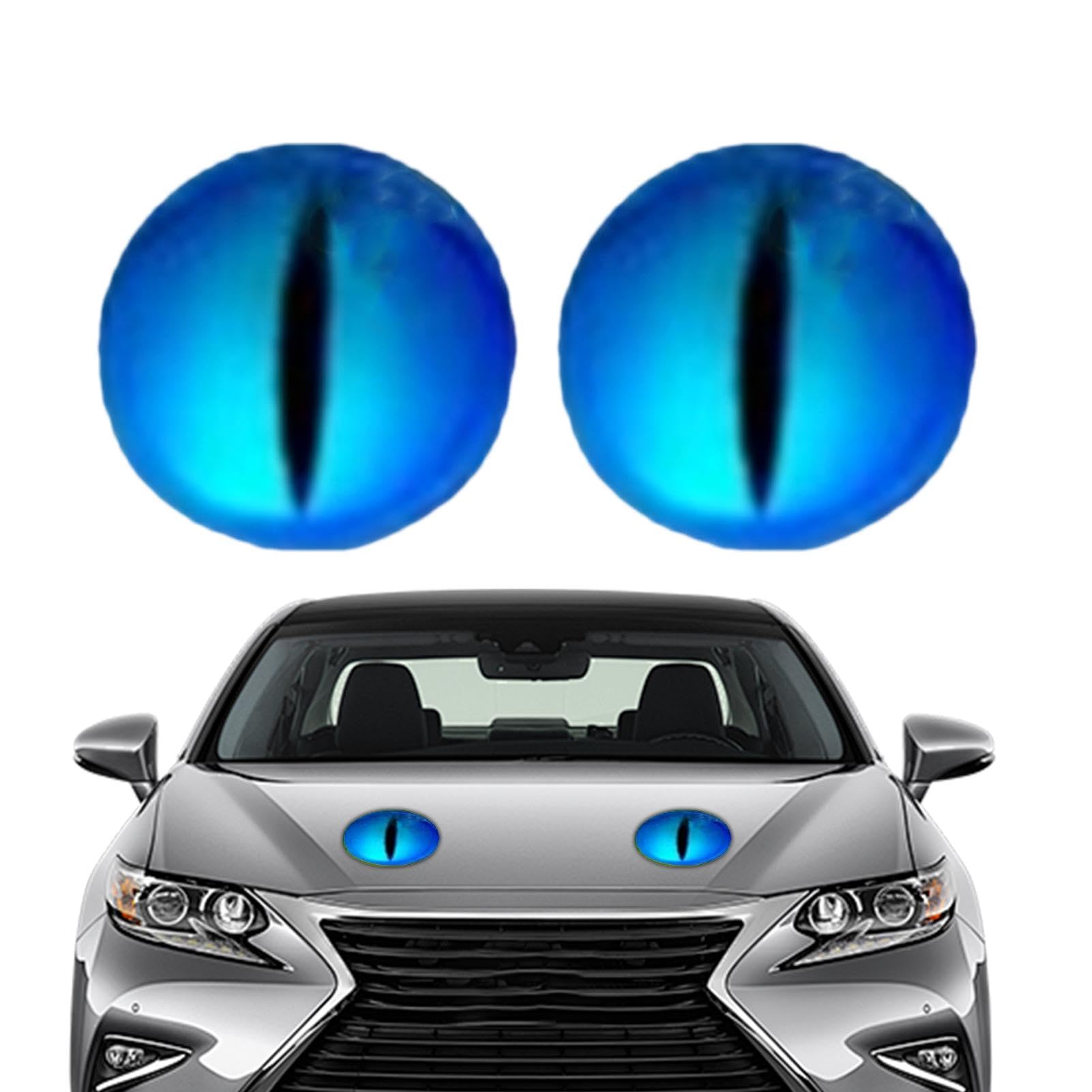 Adesivo Sticker Occhi EYES CARTOON 2 Prespaziato, Auto,moto - Foto 7